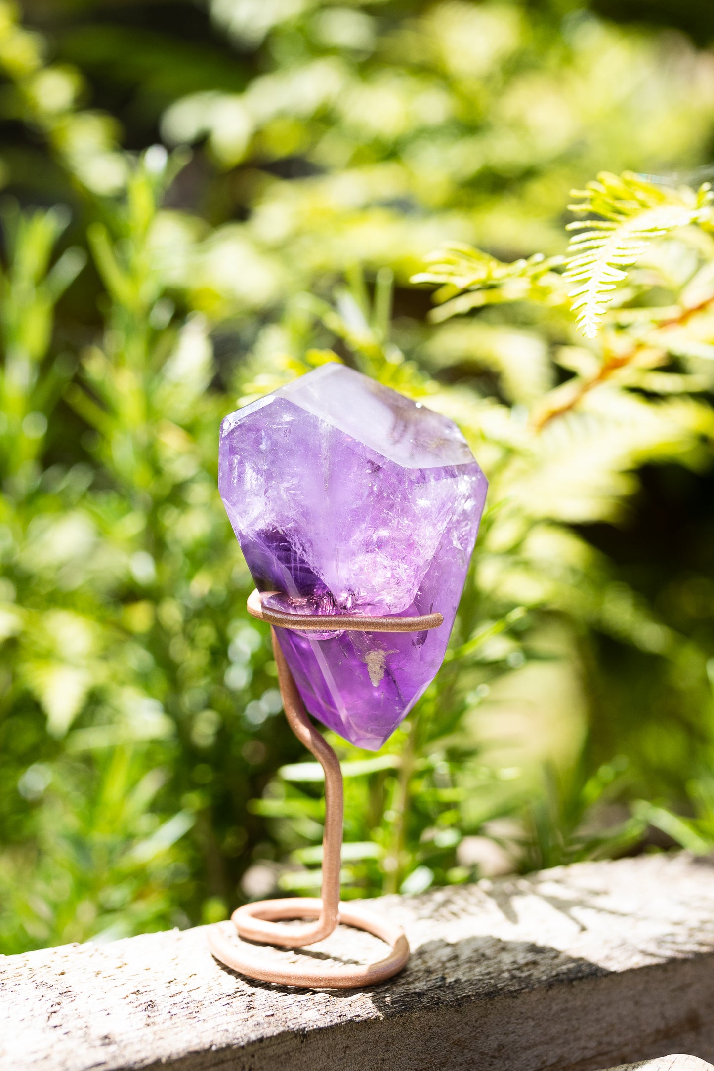 Amethyst Phantom Crystal with Stand #101