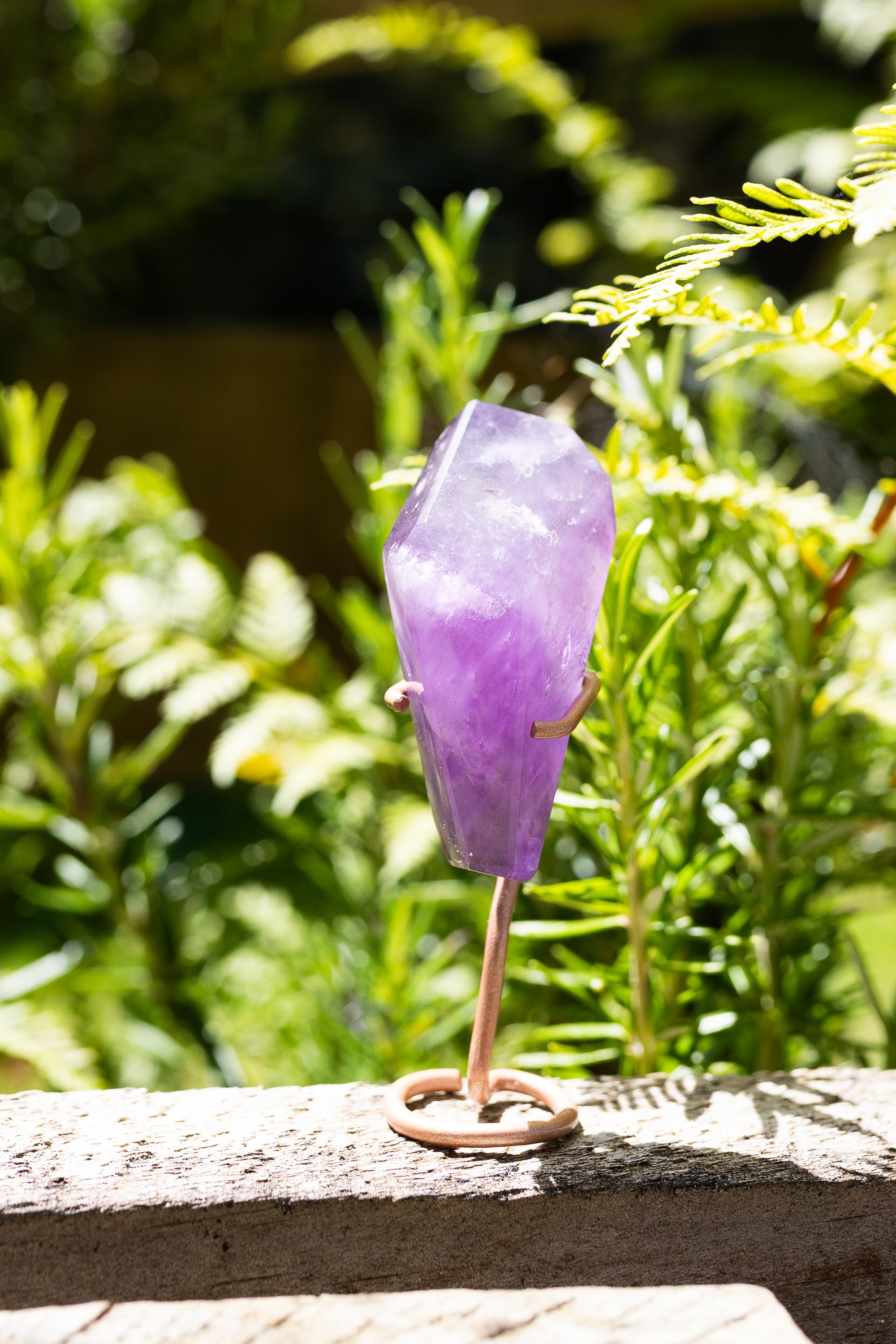 Amethyst Phantom Crystal with Stand #102