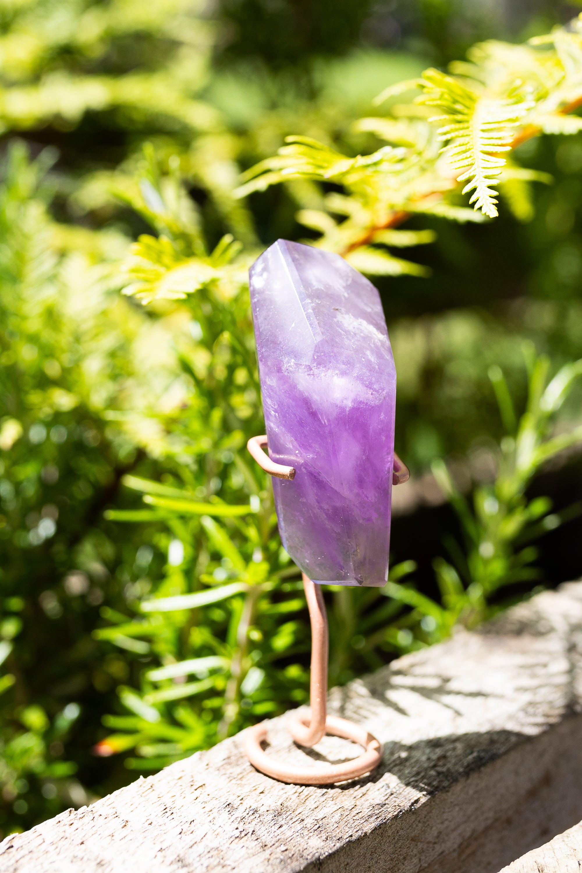 Amethyst Phantom Crystal with Stand #102