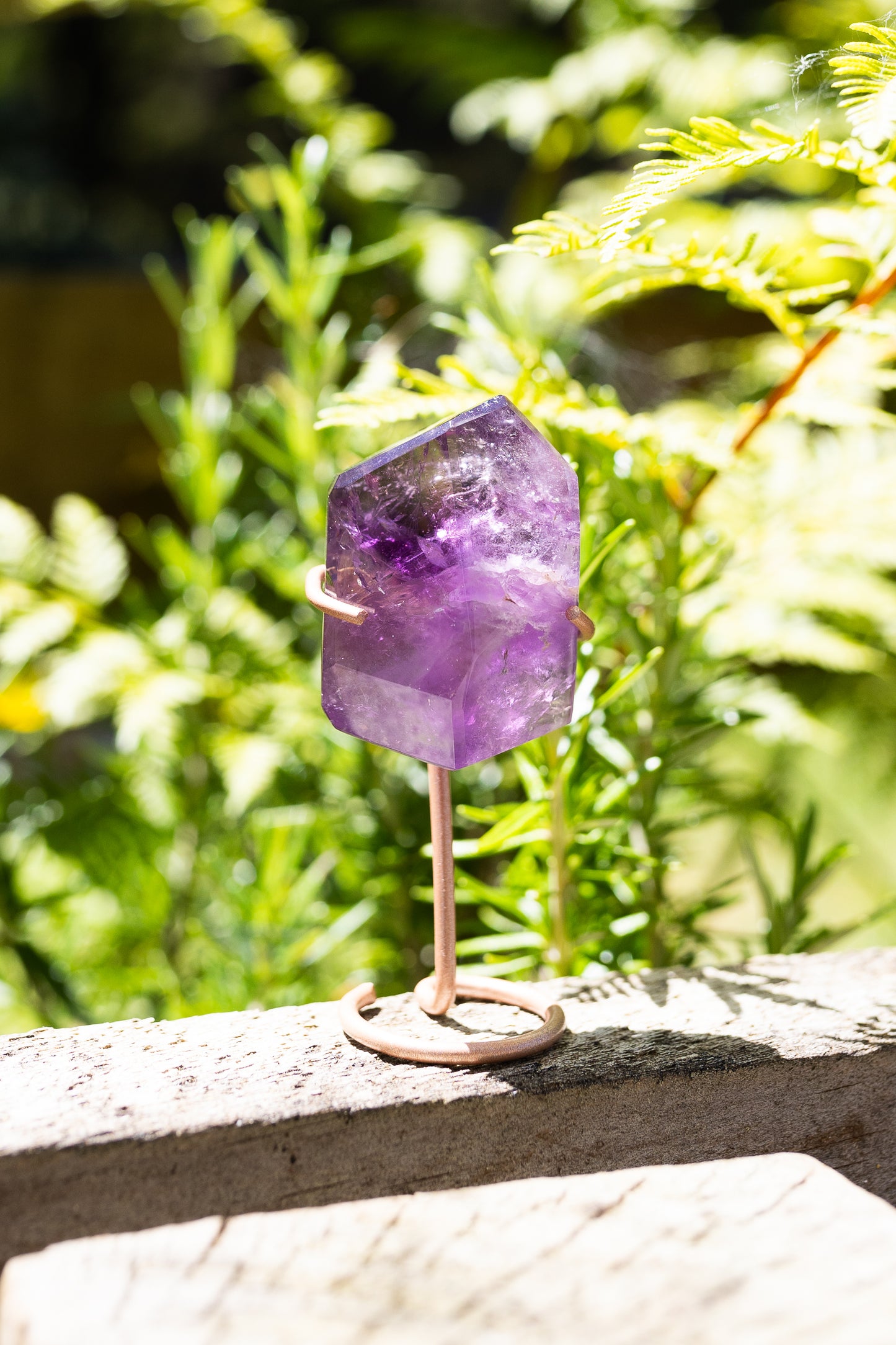 Amethyst Phantom Crystal with Stand #108