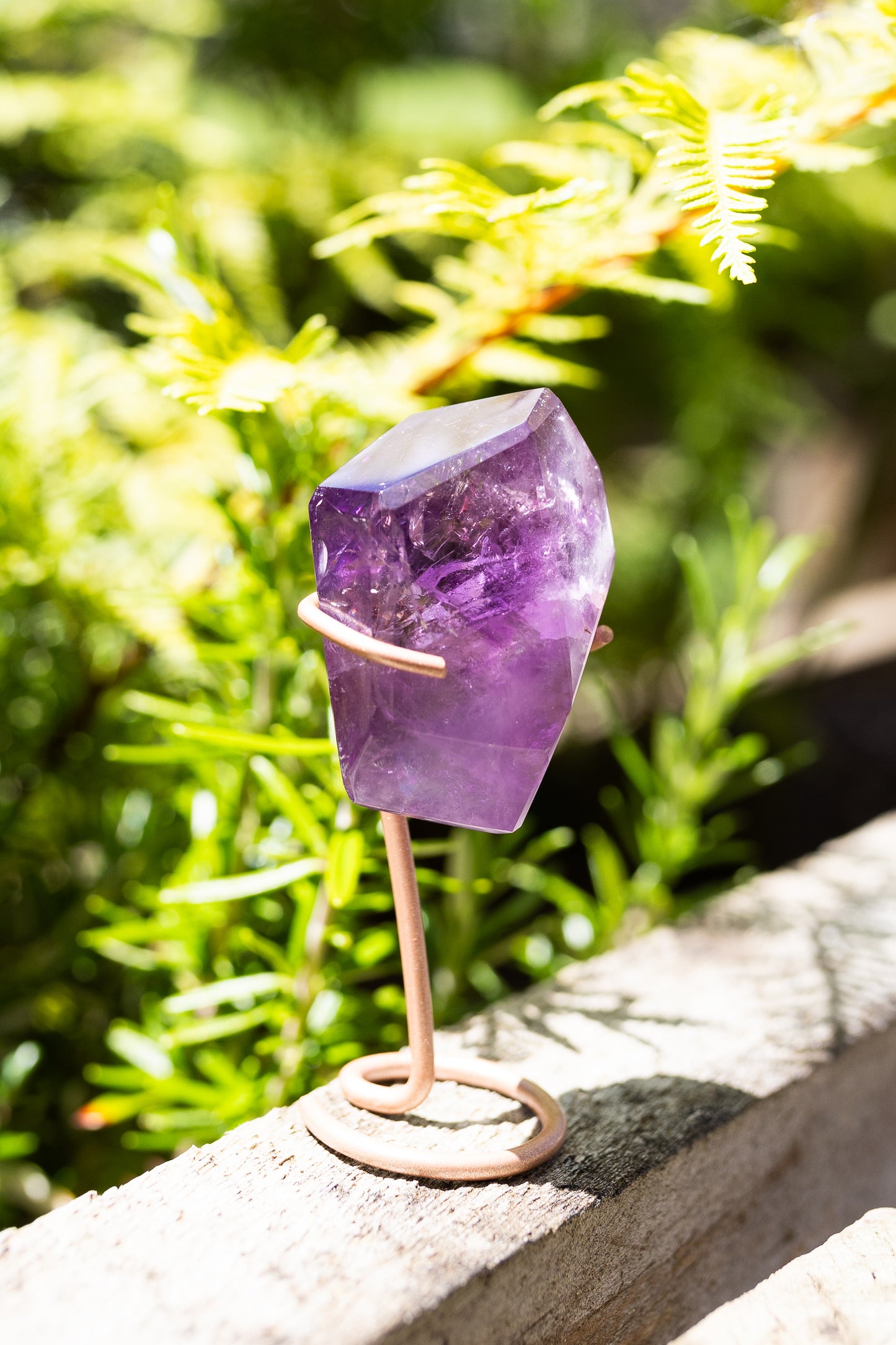 Amethyst Phantom Crystal with Stand #108