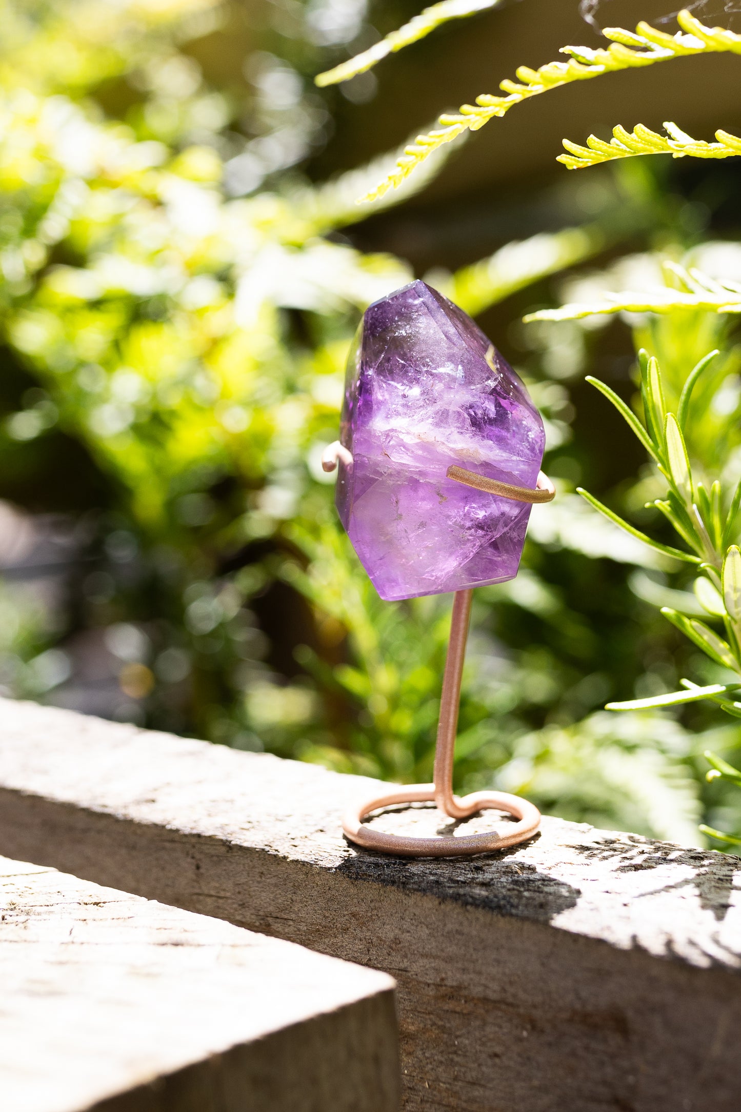 Amethyst Phantom Crystal with Stand #108