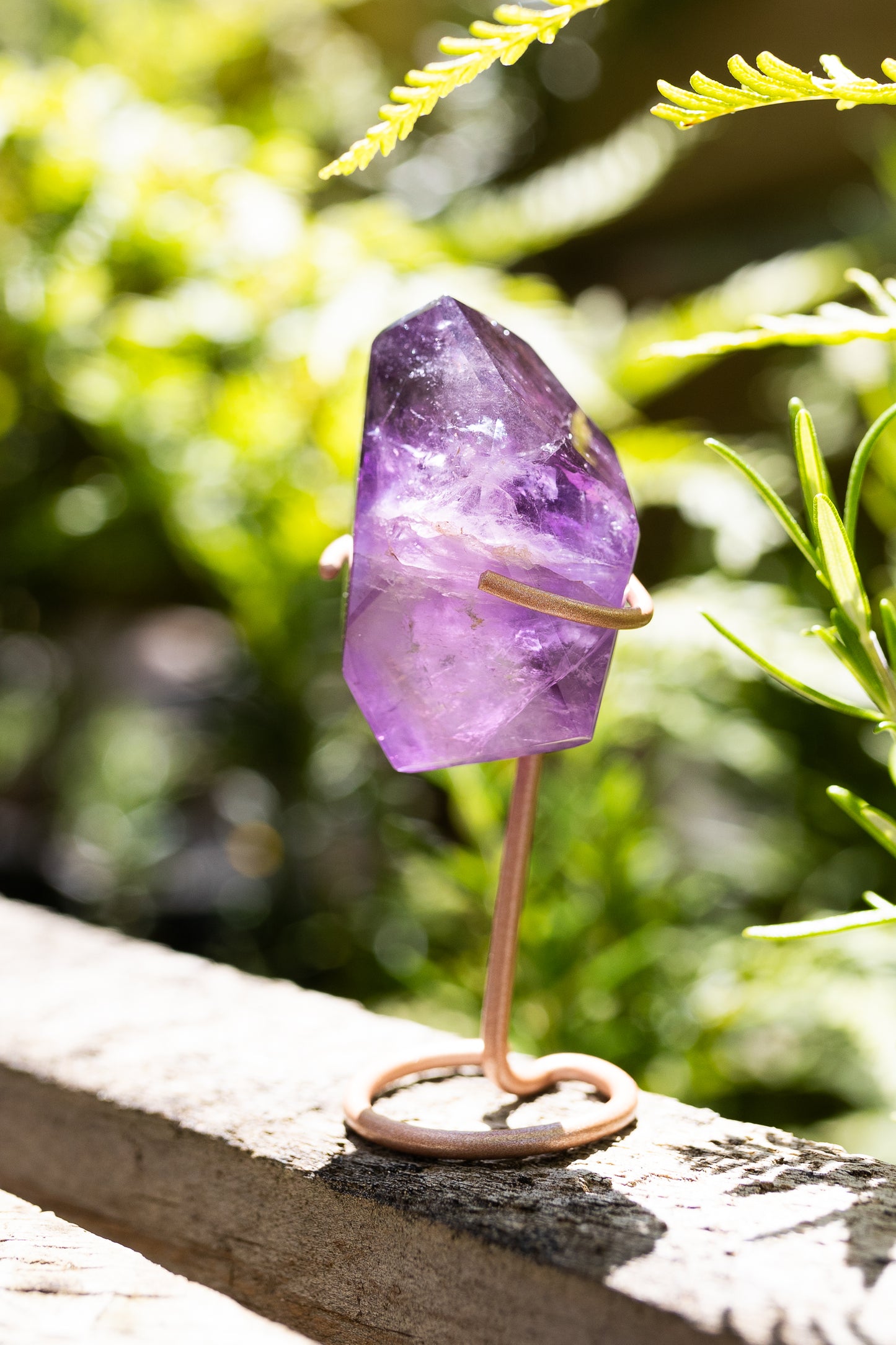 Amethyst Phantom Crystal with Stand #108