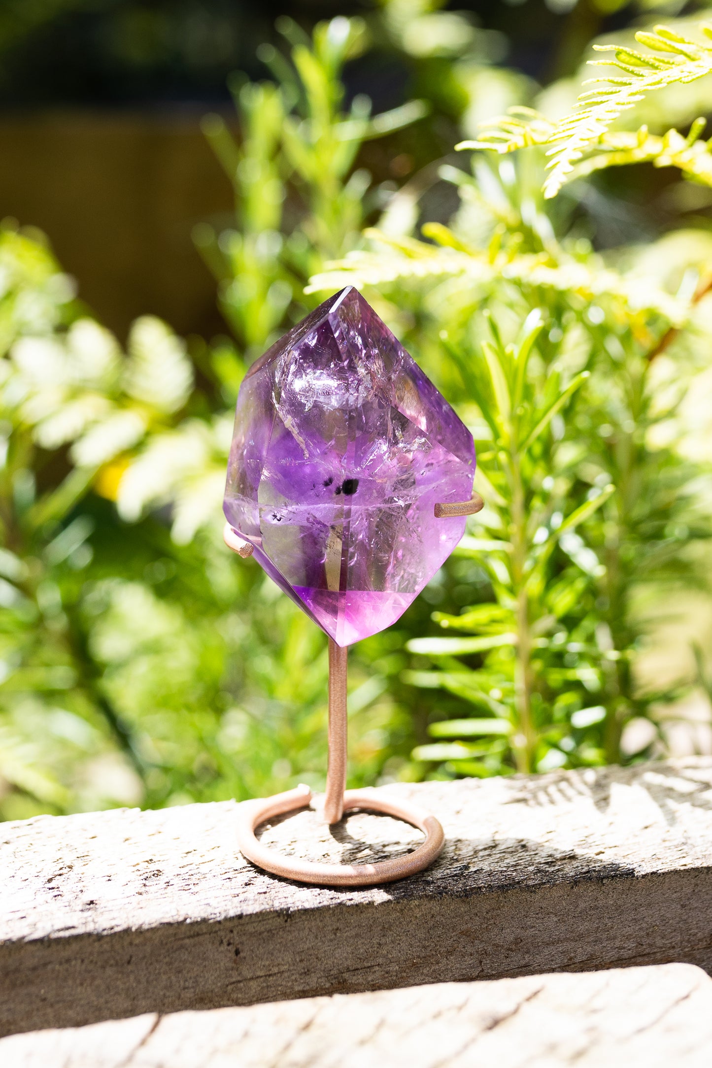 Amethyst Phantom Crystal with Stand #109