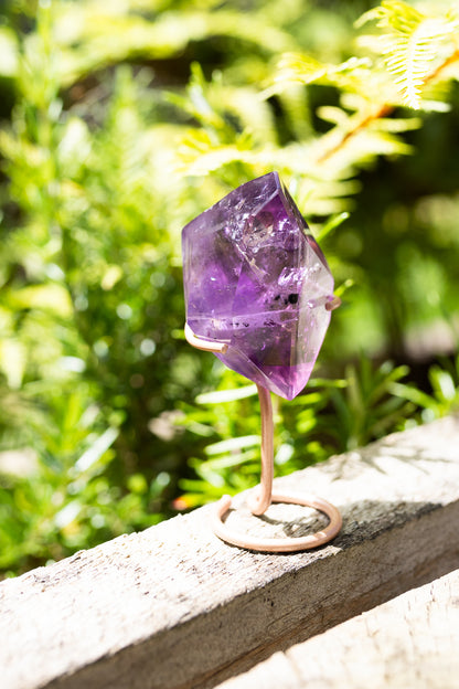 Amethyst Phantom Crystal with Stand #109