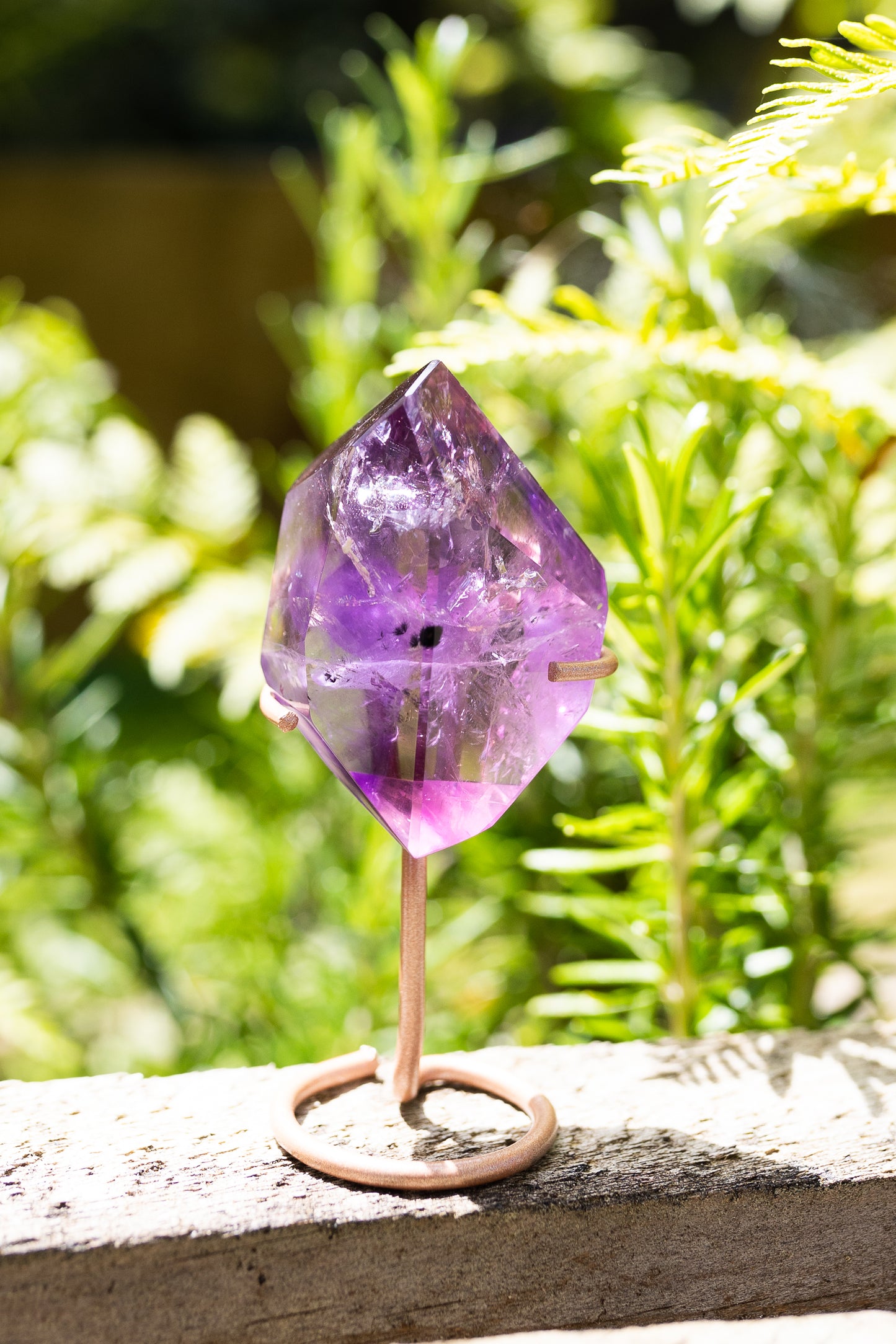 Amethyst Phantom Crystal with Stand #109