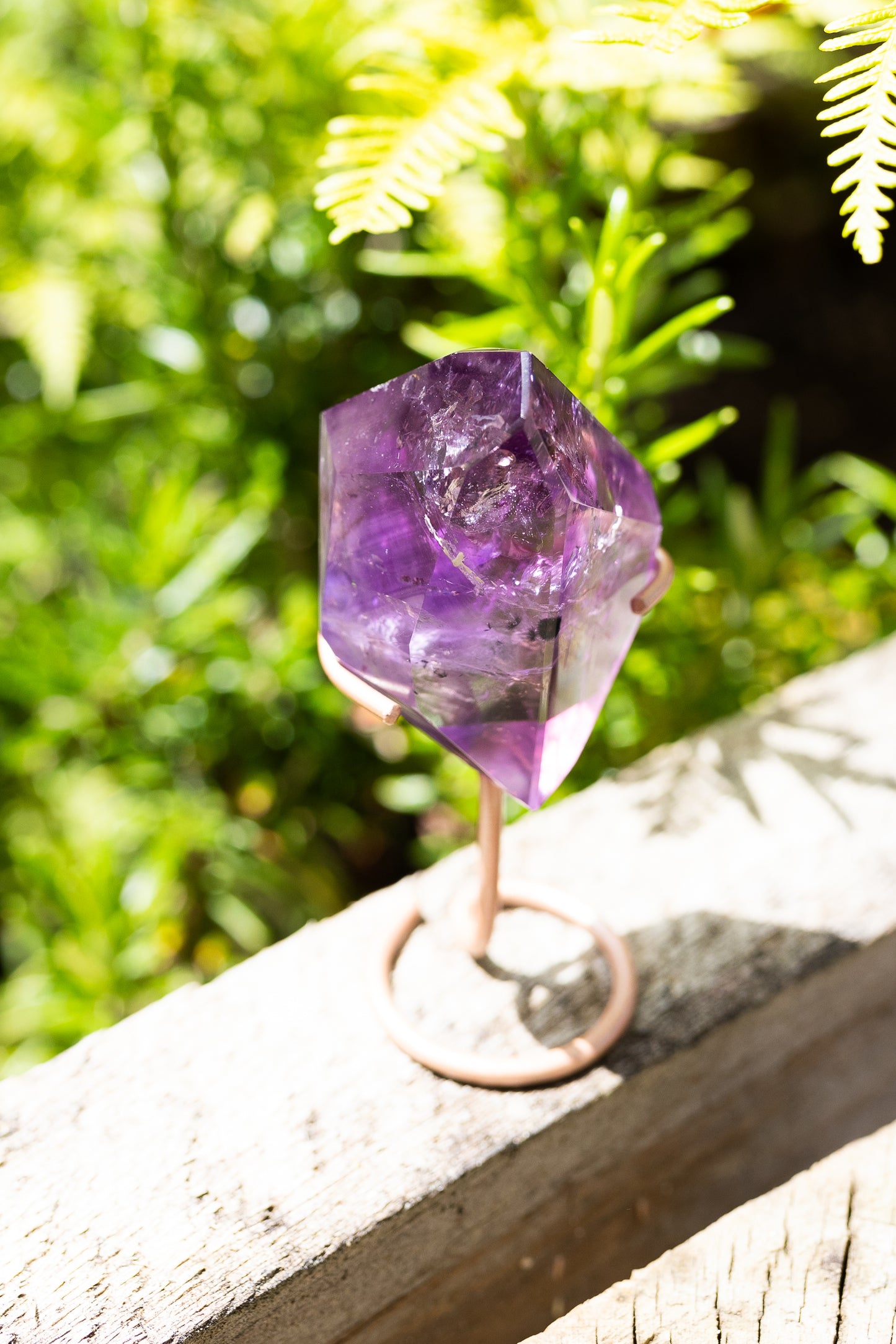 Amethyst Phantom Crystal with Stand #109