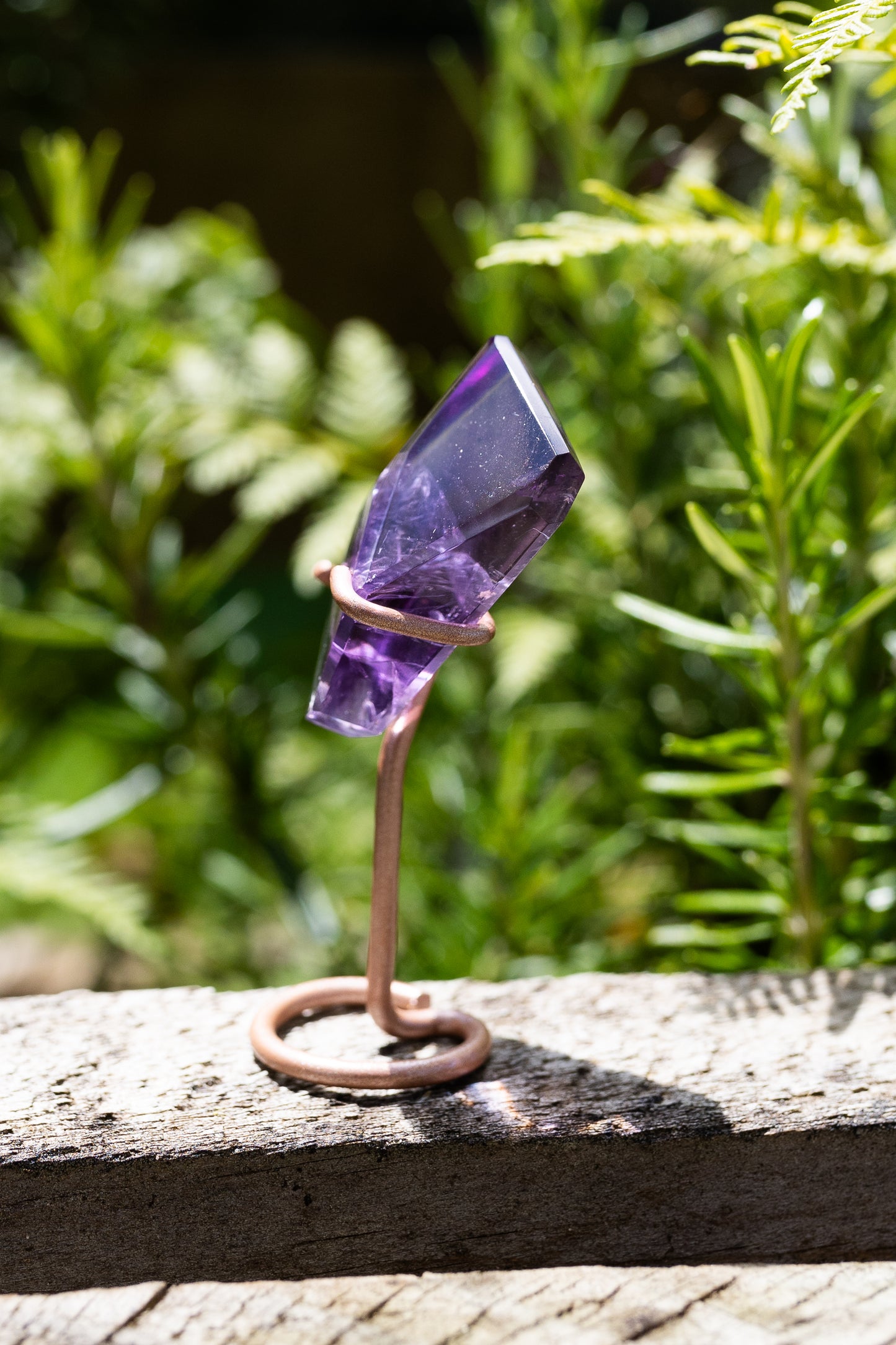 Amethyst Phantom Crystal with Stand #112