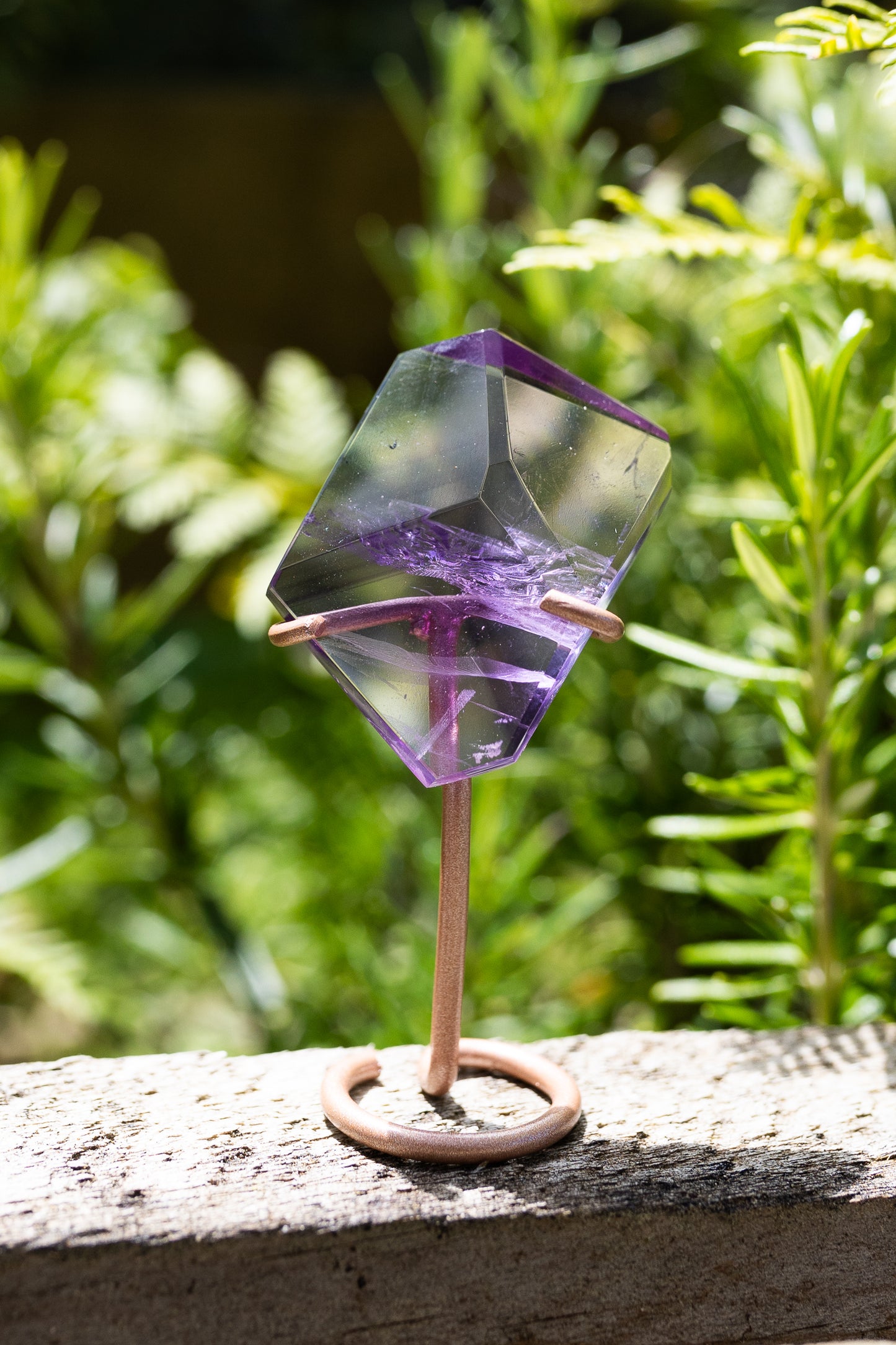 Amethyst Phantom Crystal with Stand #112