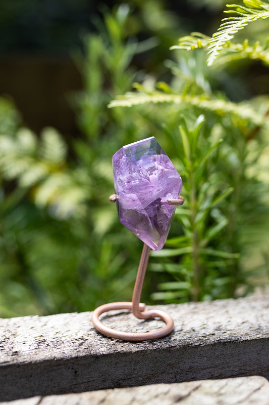 Amethyst Phantom Crystal with Stand #113