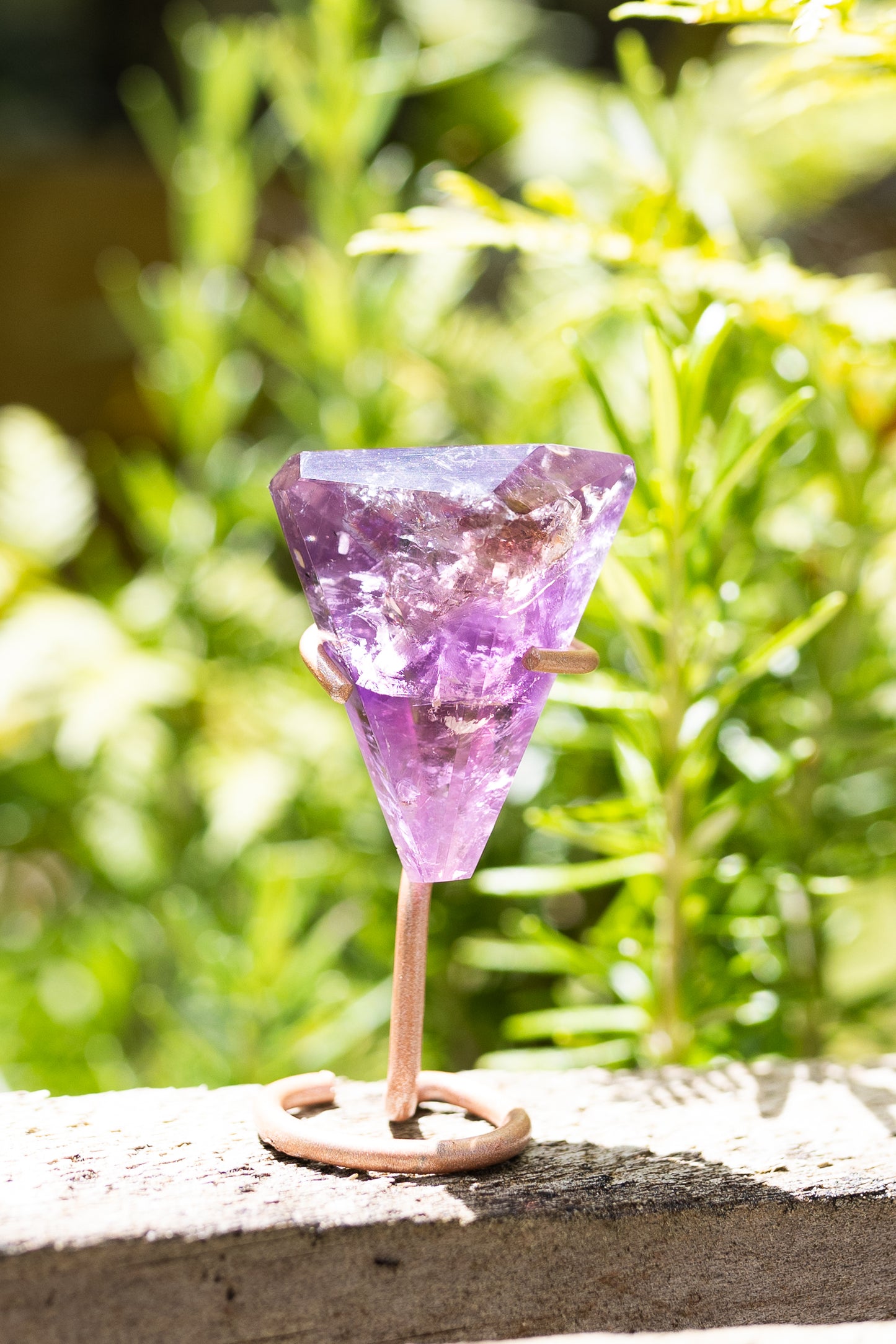 Amethyst Phantom Crystal with Stand #114