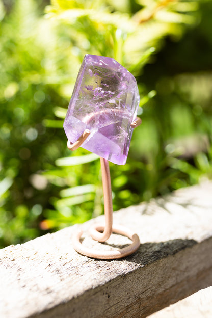 Amethyst Phantom Crystal with Stand #17