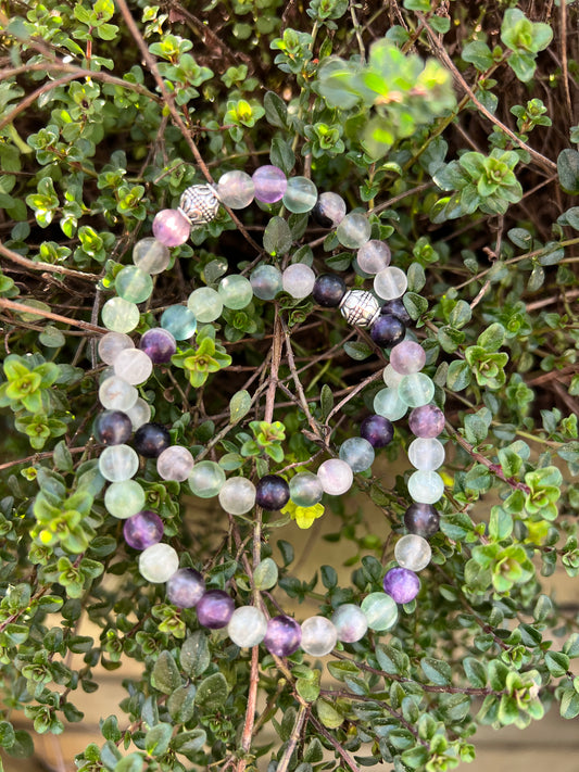 Crystal Bracelet: Fluorite