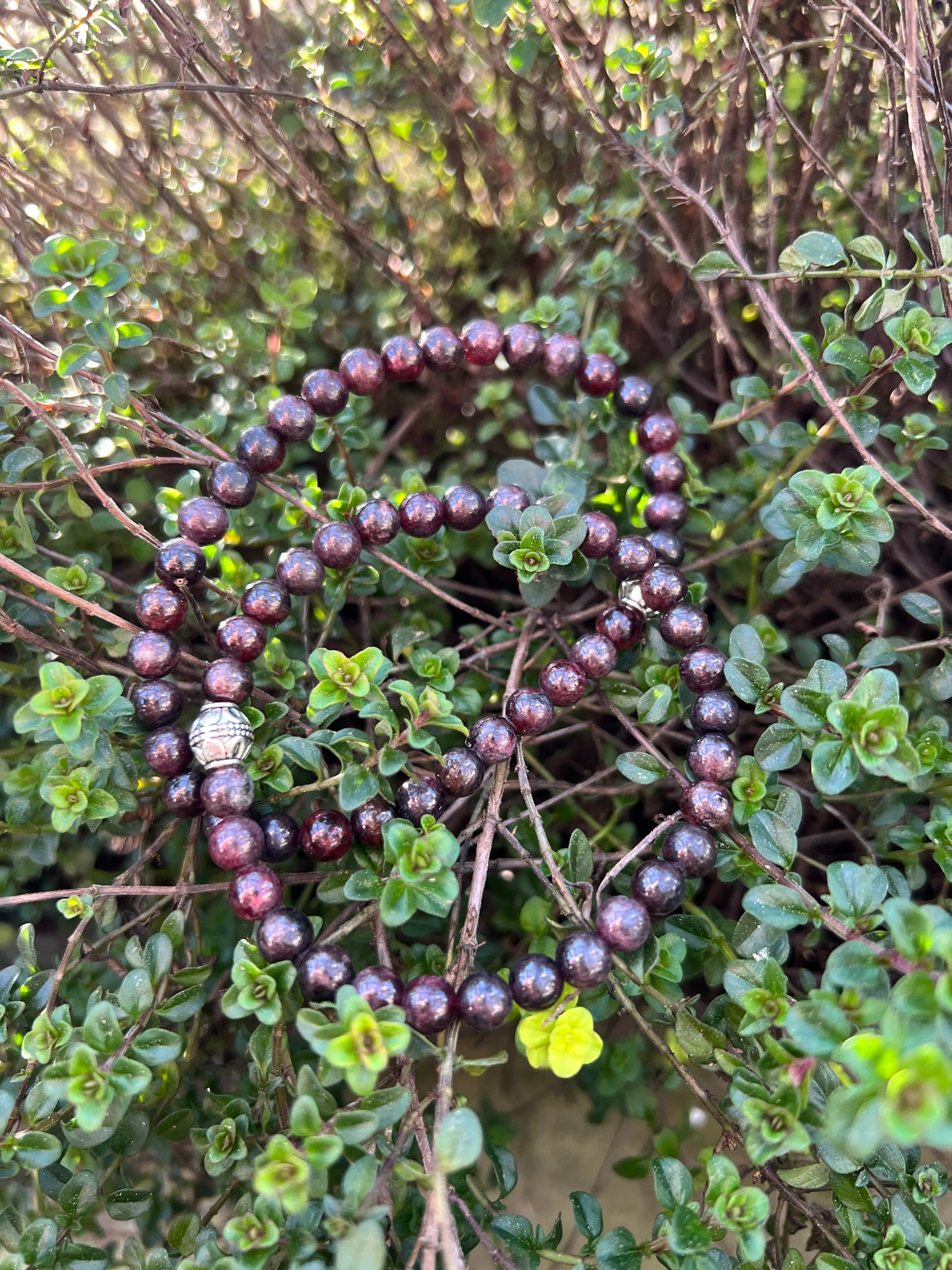 Crystal Bracelet: Garnet