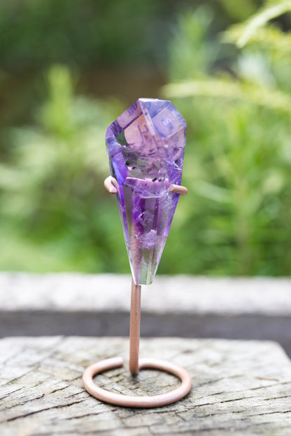 Amethyst Phantom Crystal with Stand #4