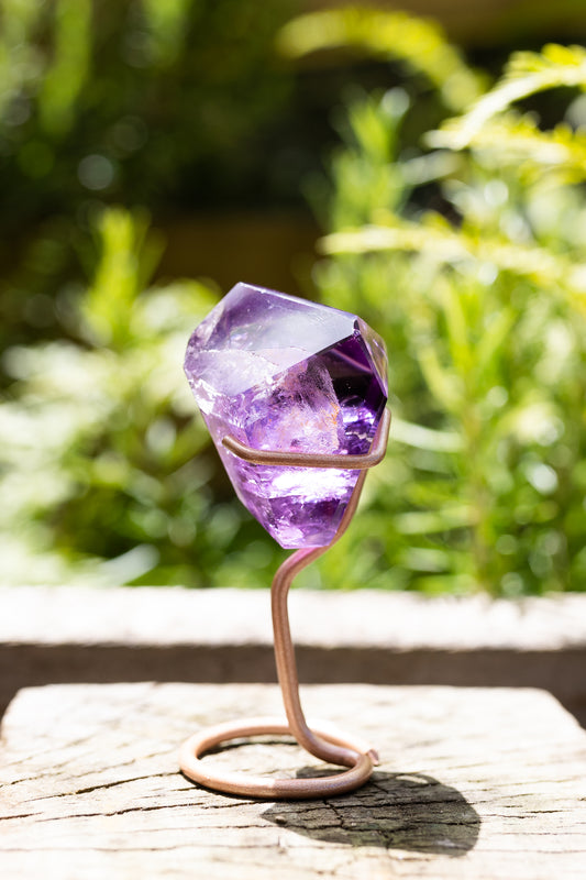 Amethyst Phantom Crystal with Stand #5