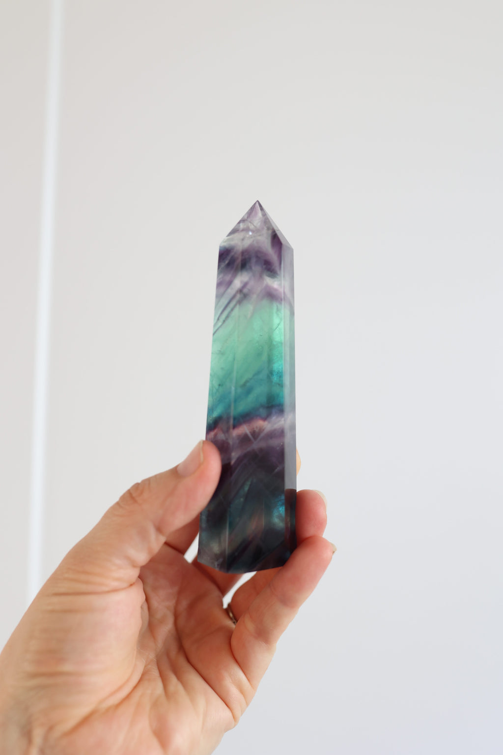 Rainbow Fluorite Point #1 | Mental Clarity • Focus • Spiritual Growth