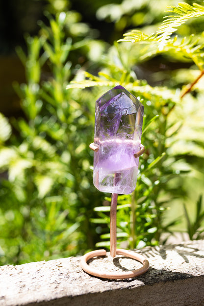 Amethyst Phantom Crystal with Stand #6