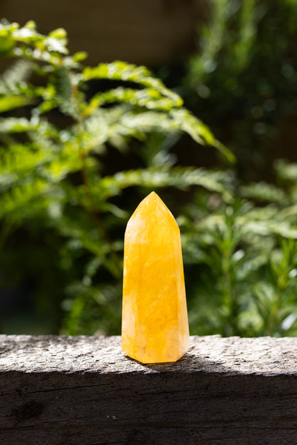 Golden Healer Crystal Point #7