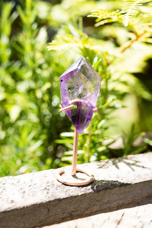 Amethyst Phantom Crystal with Stand #87