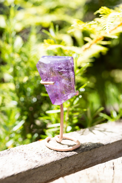 Amethyst Phantom Crystal with Stand #9`