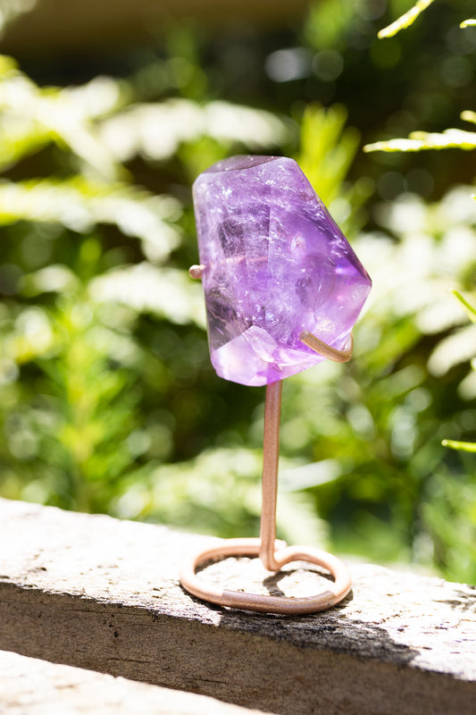 Amethyst Phantom Crystal with Stand #9`