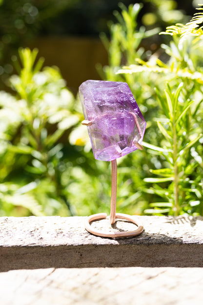 Amethyst Phantom Crystal with Stand #9`