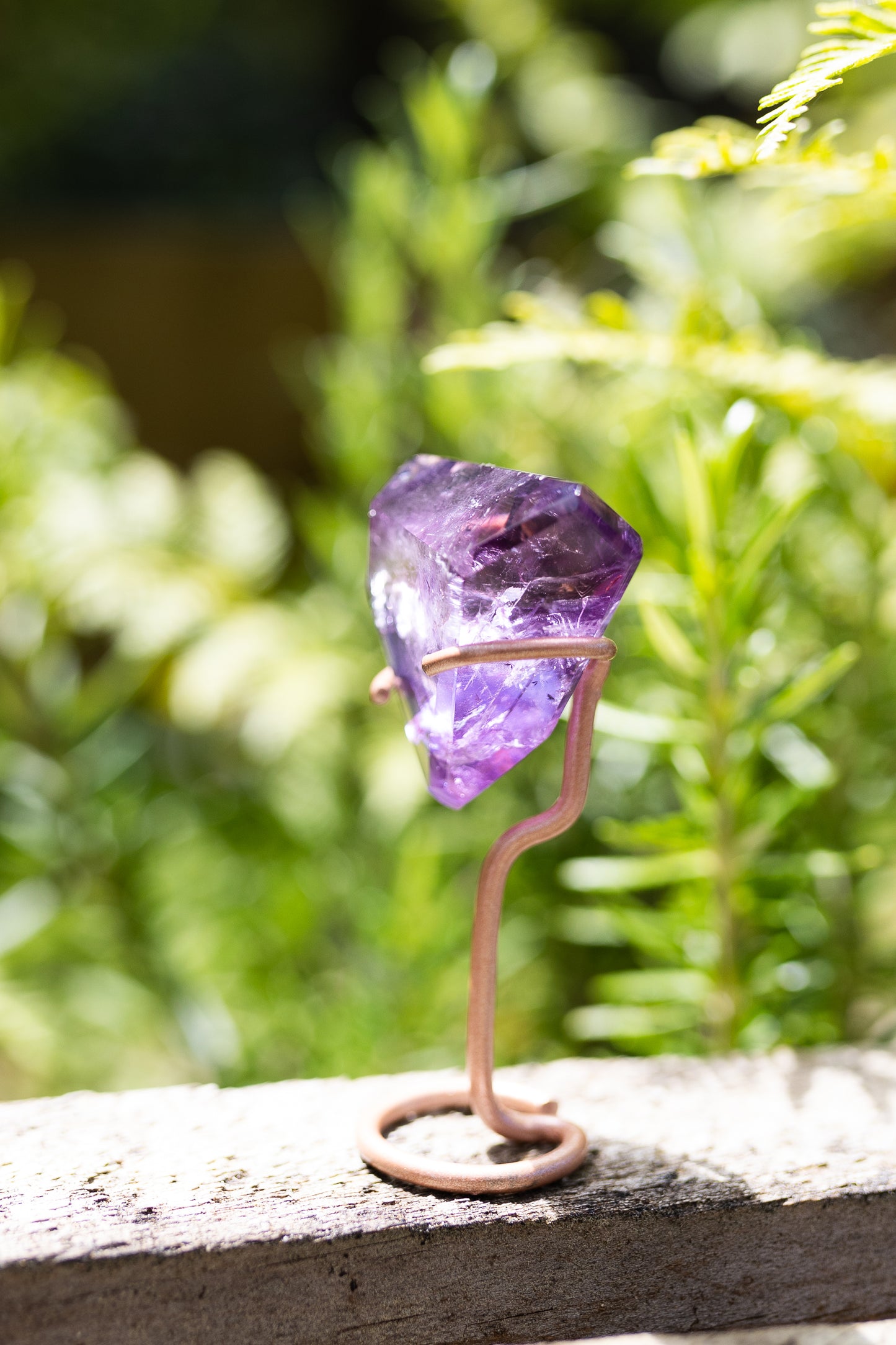 Amethyst Phantom Crystal with Stand #92