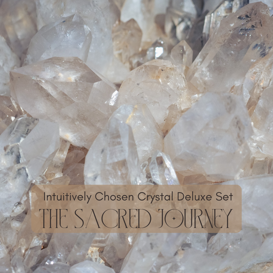 Crystal Connections: Intuitively Chosen Crystal Deluxe Set “The Sacred Journey”