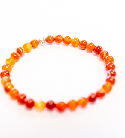 Carnelian Crystal Bracelet