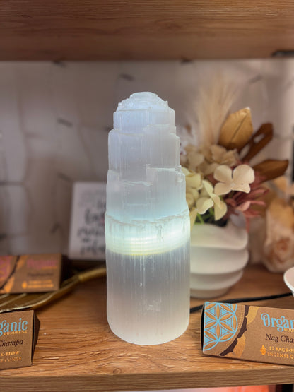 Selenite Crystal Lamp