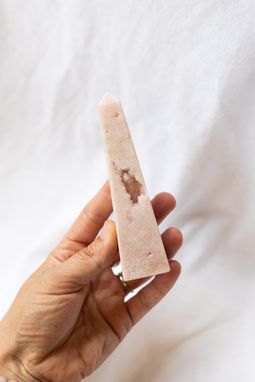 Pink Amethyst Crystal Point #3 | Emotional Healing • Peace • Divine Love