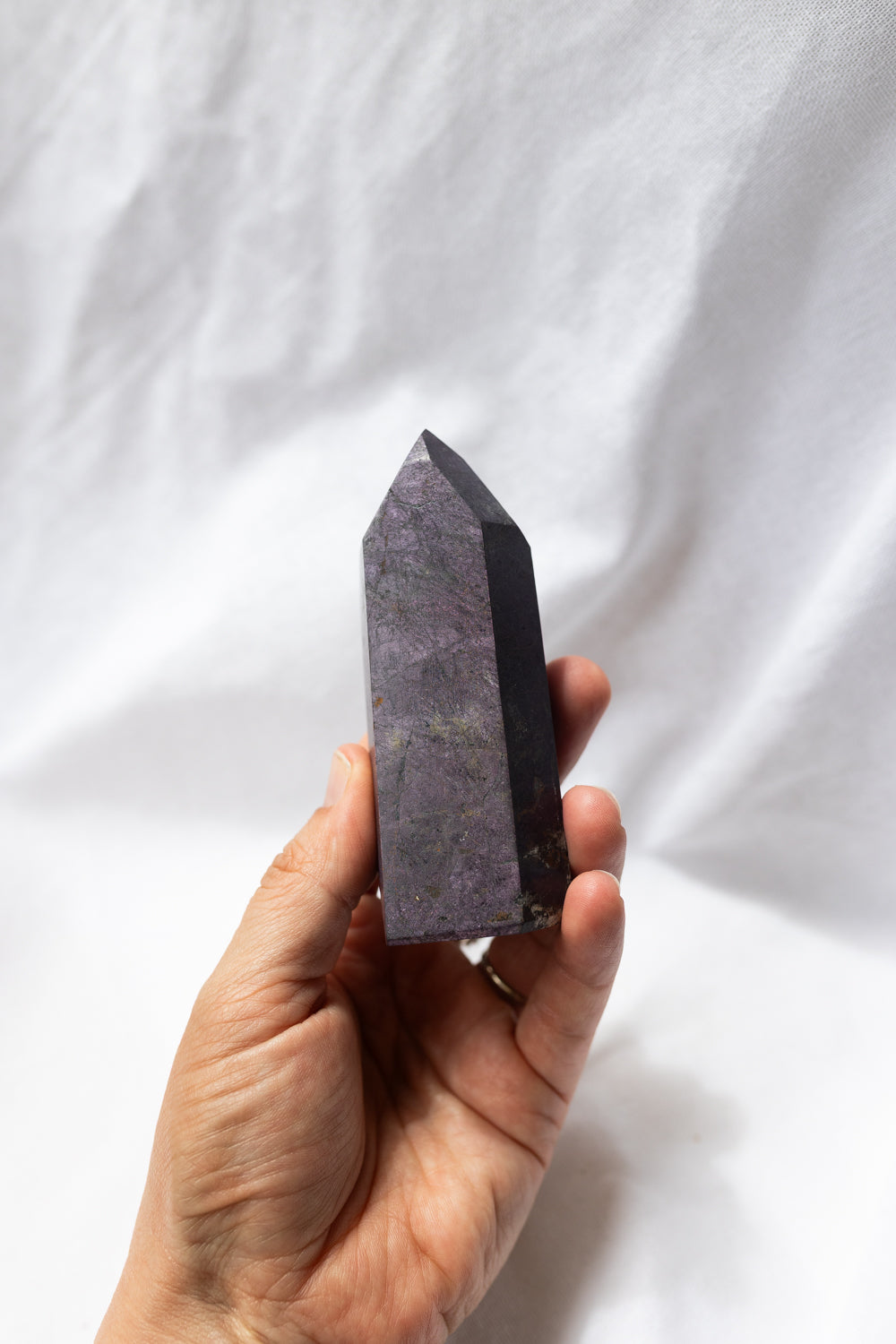 Pupurite Crystal Point #7 | Empowerment • Freedom • Breaking Chains