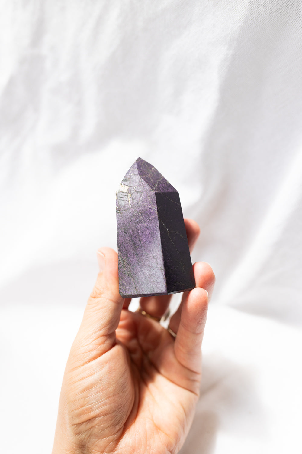 Pupurite Crystal Point #8 | Empowerment • Freedom • Breaking Chains