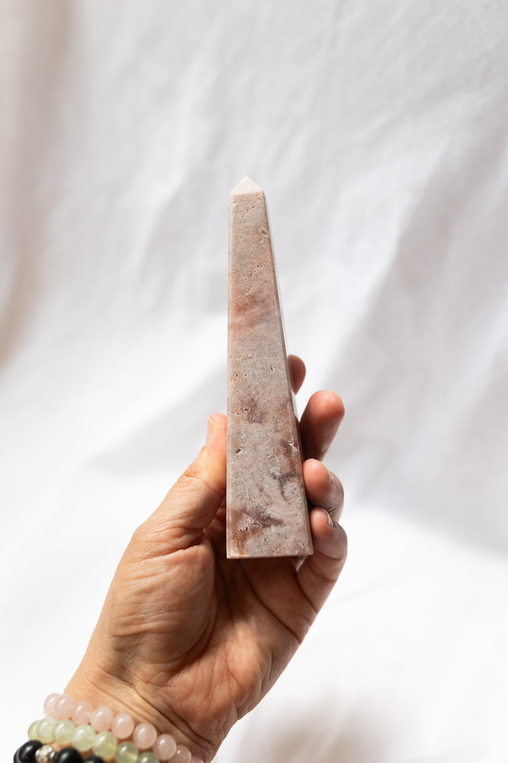 Pink Amethyst Crystal Point #4 | Emotional Healing • Peace • Divine Love