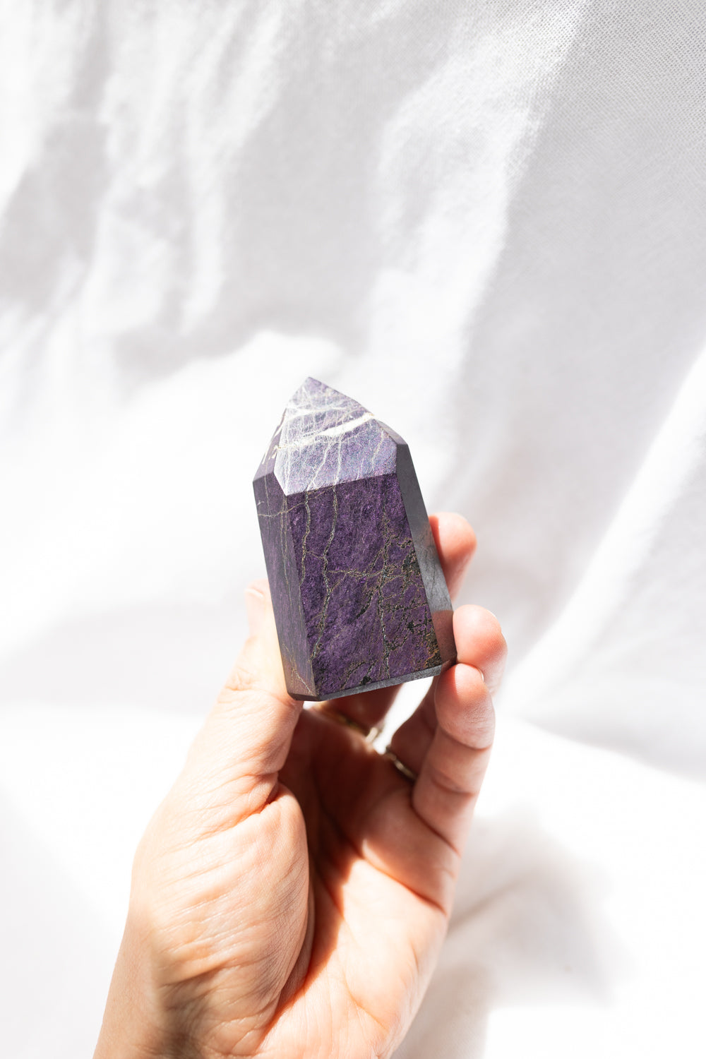 Pupurite Crystal Point #8 | Empowerment • Freedom • Breaking Chains