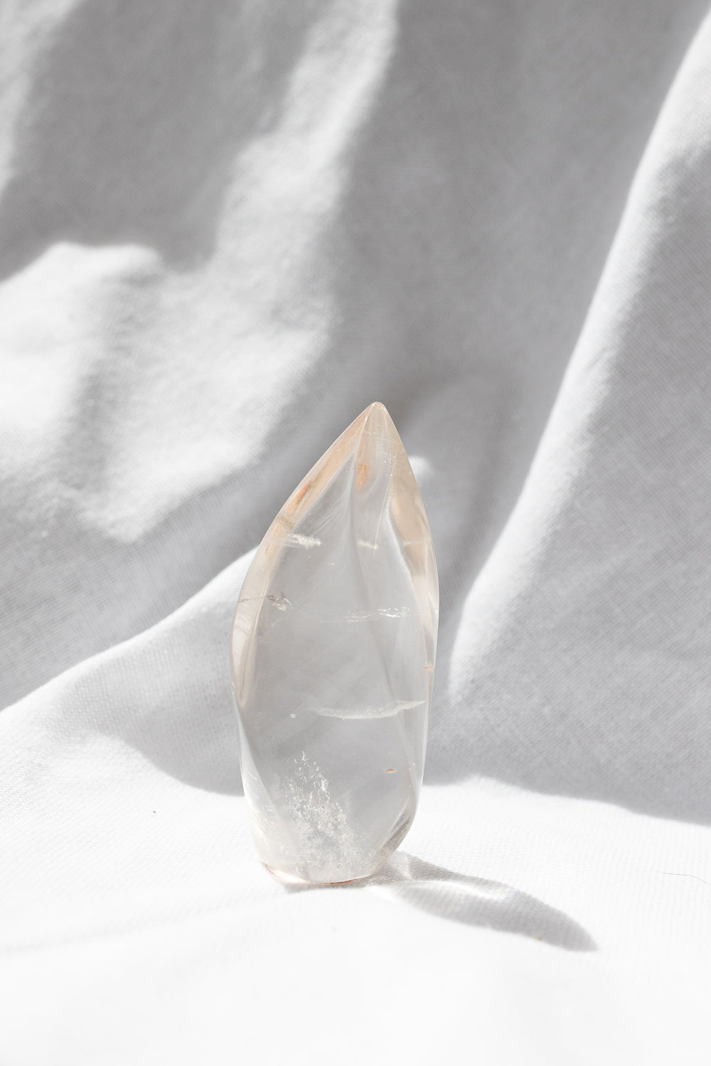 Smoky Quartz Crystal Flame #3 | Grounding • Protection • Release