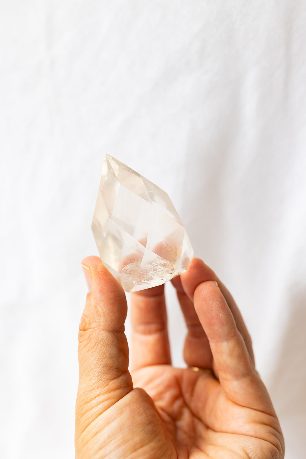 Smoky Quartz Crystal Faceted Flame #6 | Grounding • Protection • Release