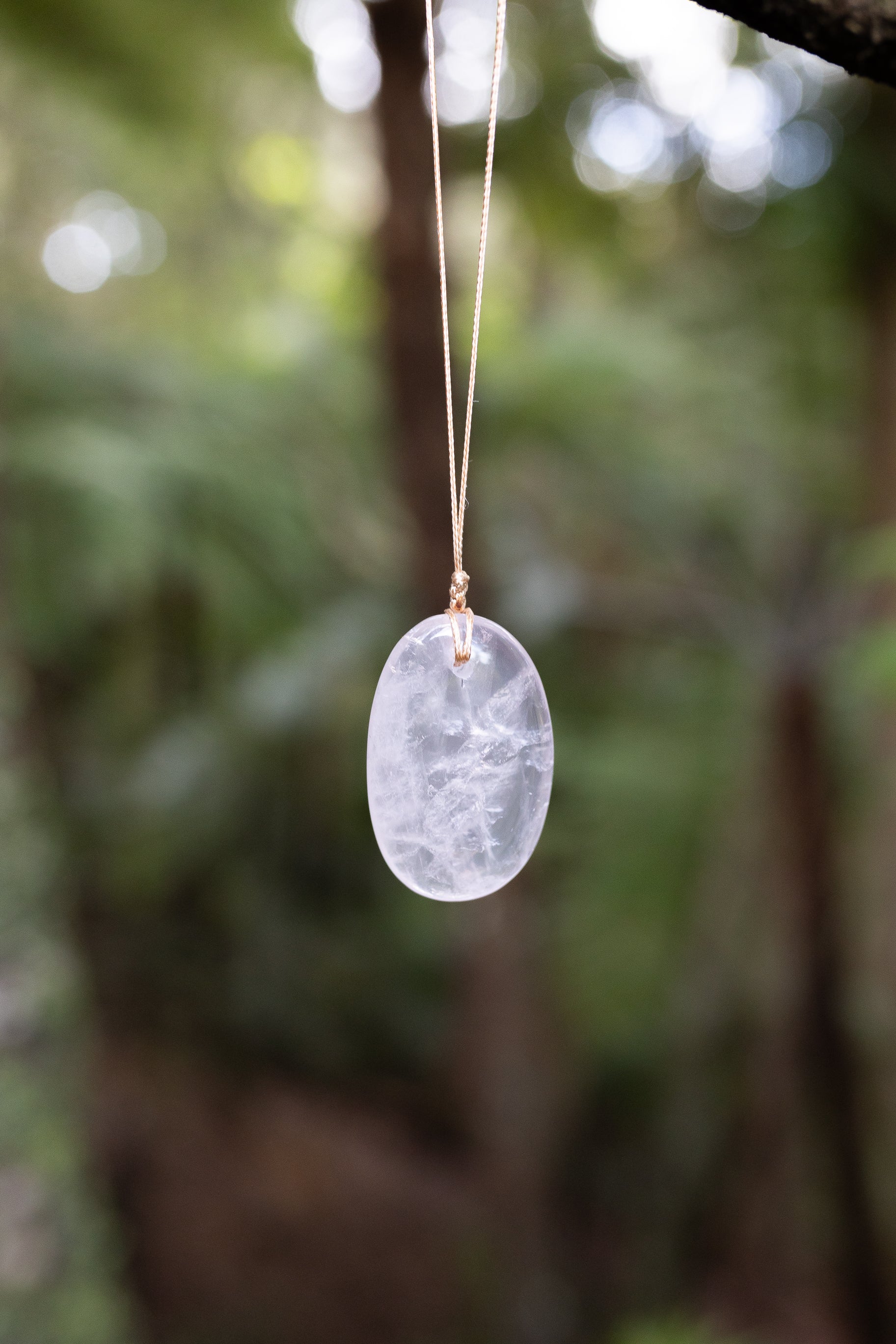 Rose Quartz Crystal Pendant #2 | Love • Healing • Compassion