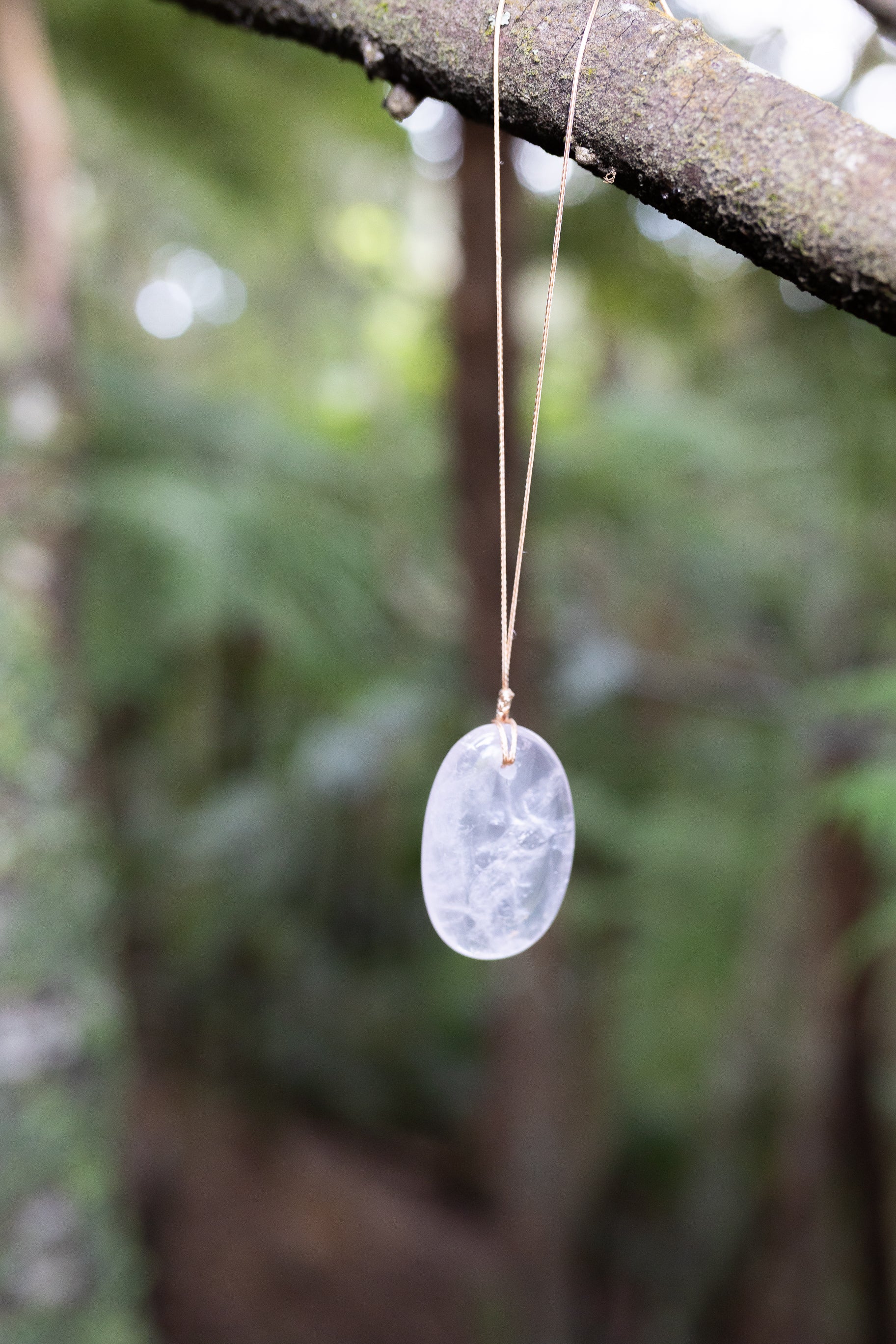 Rose Quartz Crystal Pendant #2 | Love • Healing • Compassion