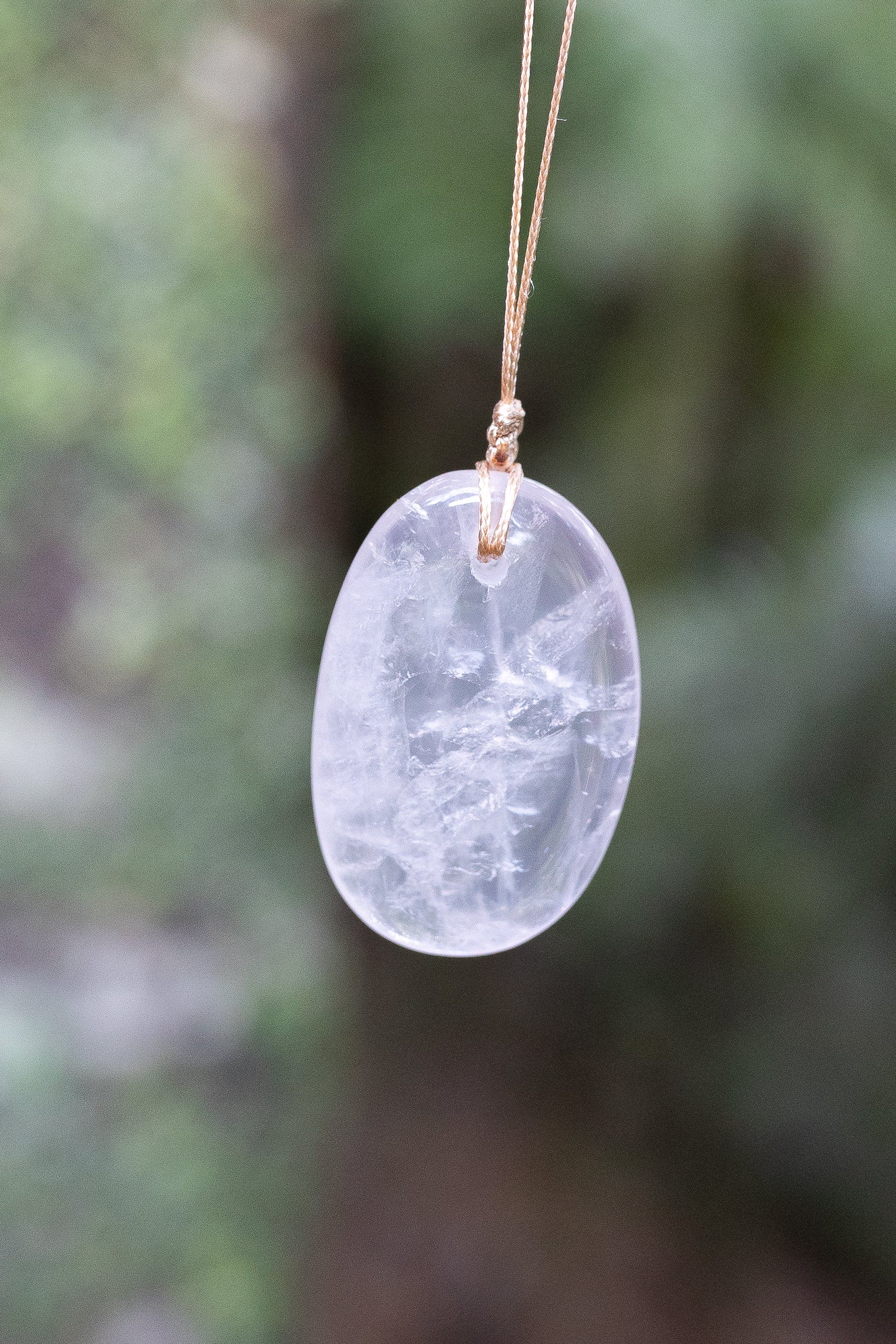Rose Quartz Crystal Pendant #2 | Love • Healing • Compassion