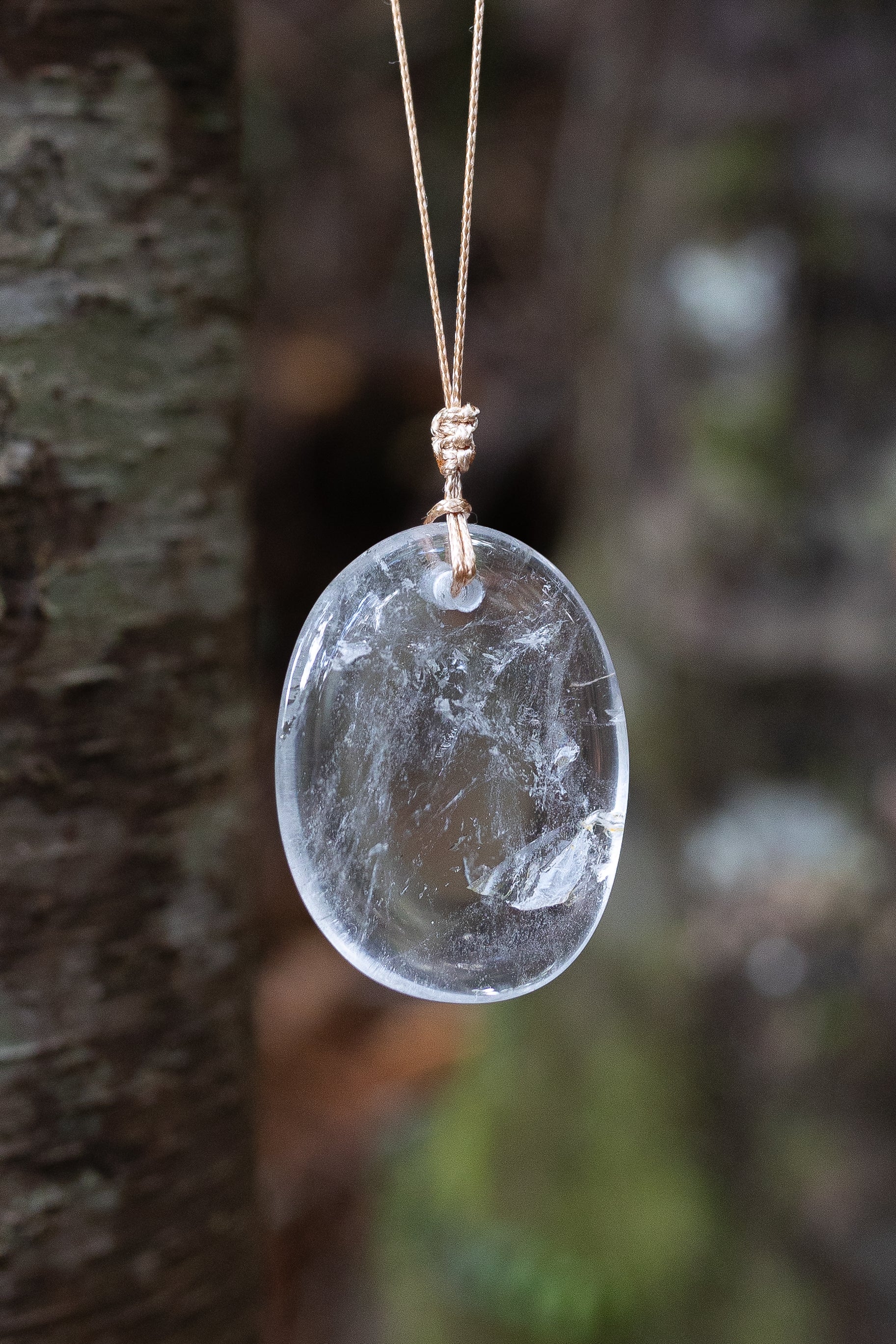 Clear Quartz Crystal Pendant #1 | Clarity • Amplification • Manifestation