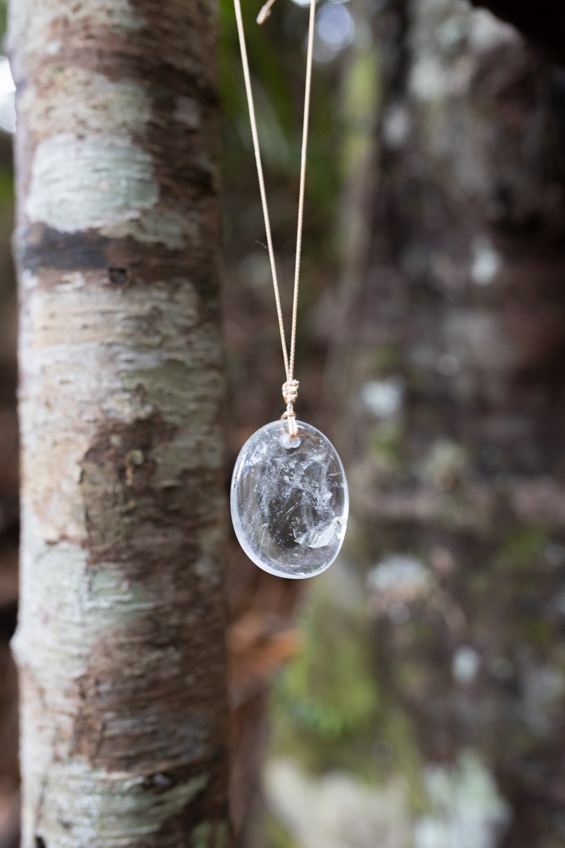 Clear Quartz Crystal Pendant #1 | Clarity • Amplification • Manifestation
