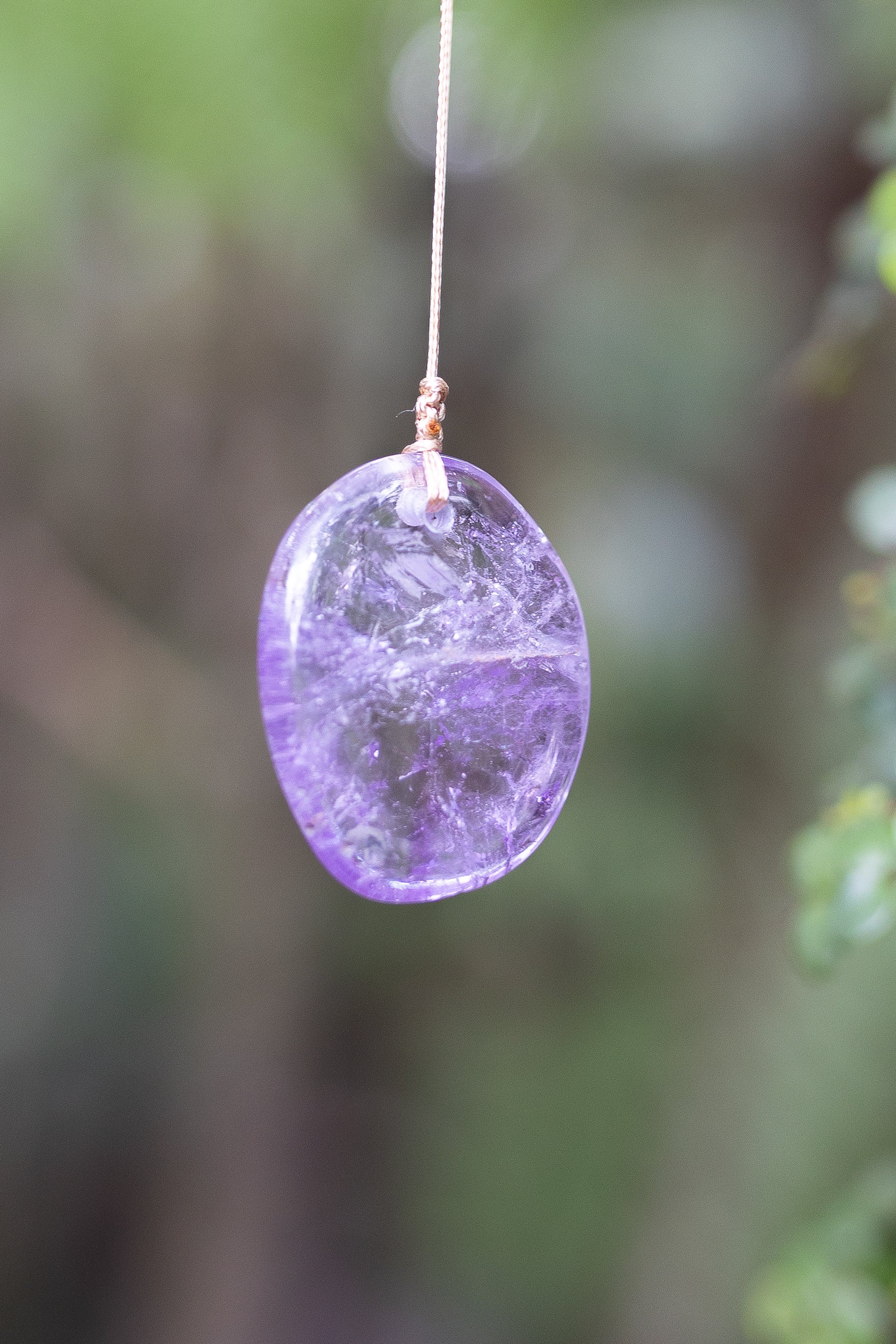 Amethyst Crystal Pendant #1 | Protection • Intuition • Transformation