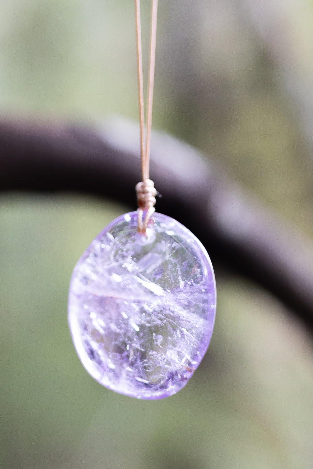 Amethyst Crystal Pendant #1 | Protection • Intuition • Transformation