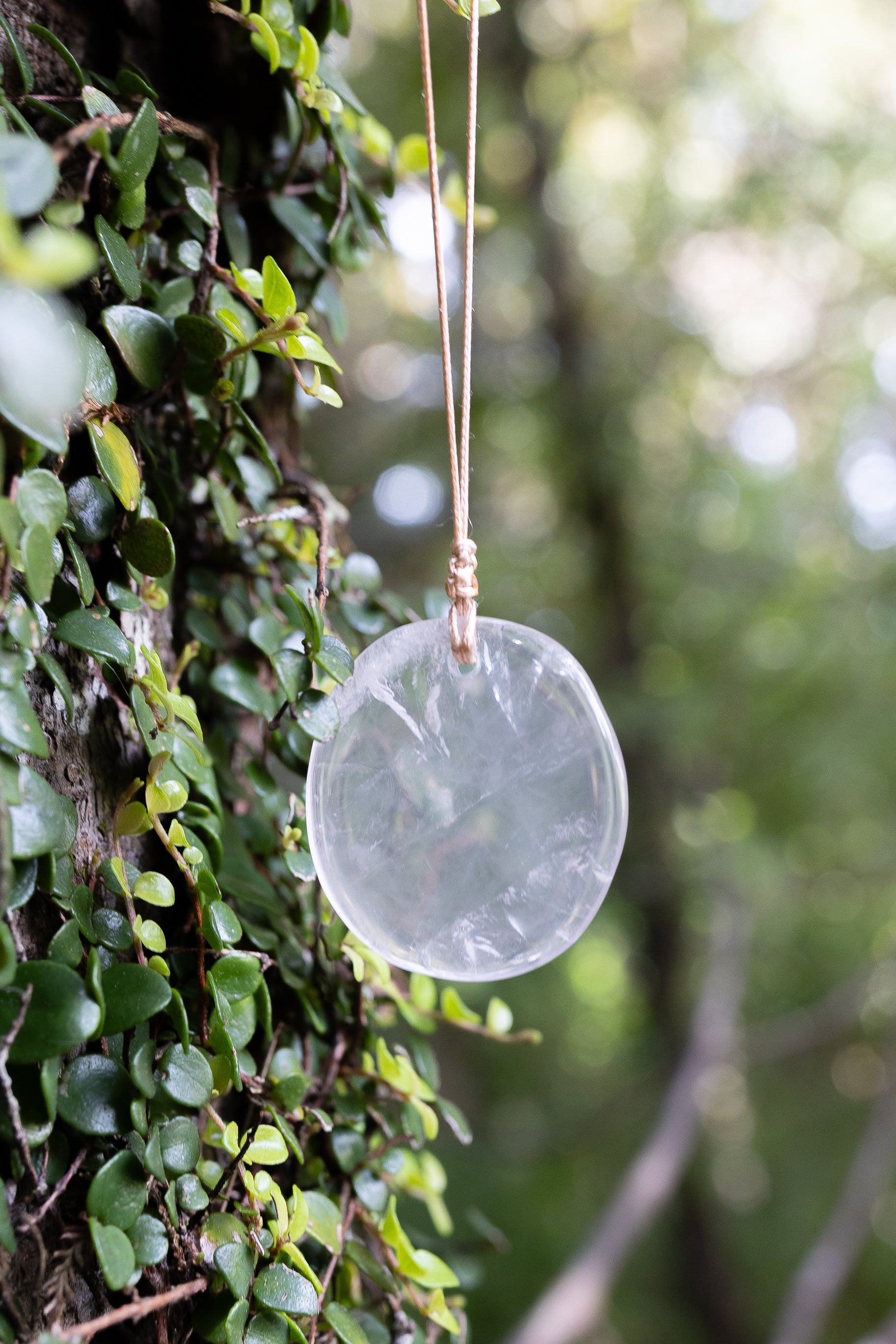 Rose Quartz Crystal Pendant #1 | Love • Healing • Compassion