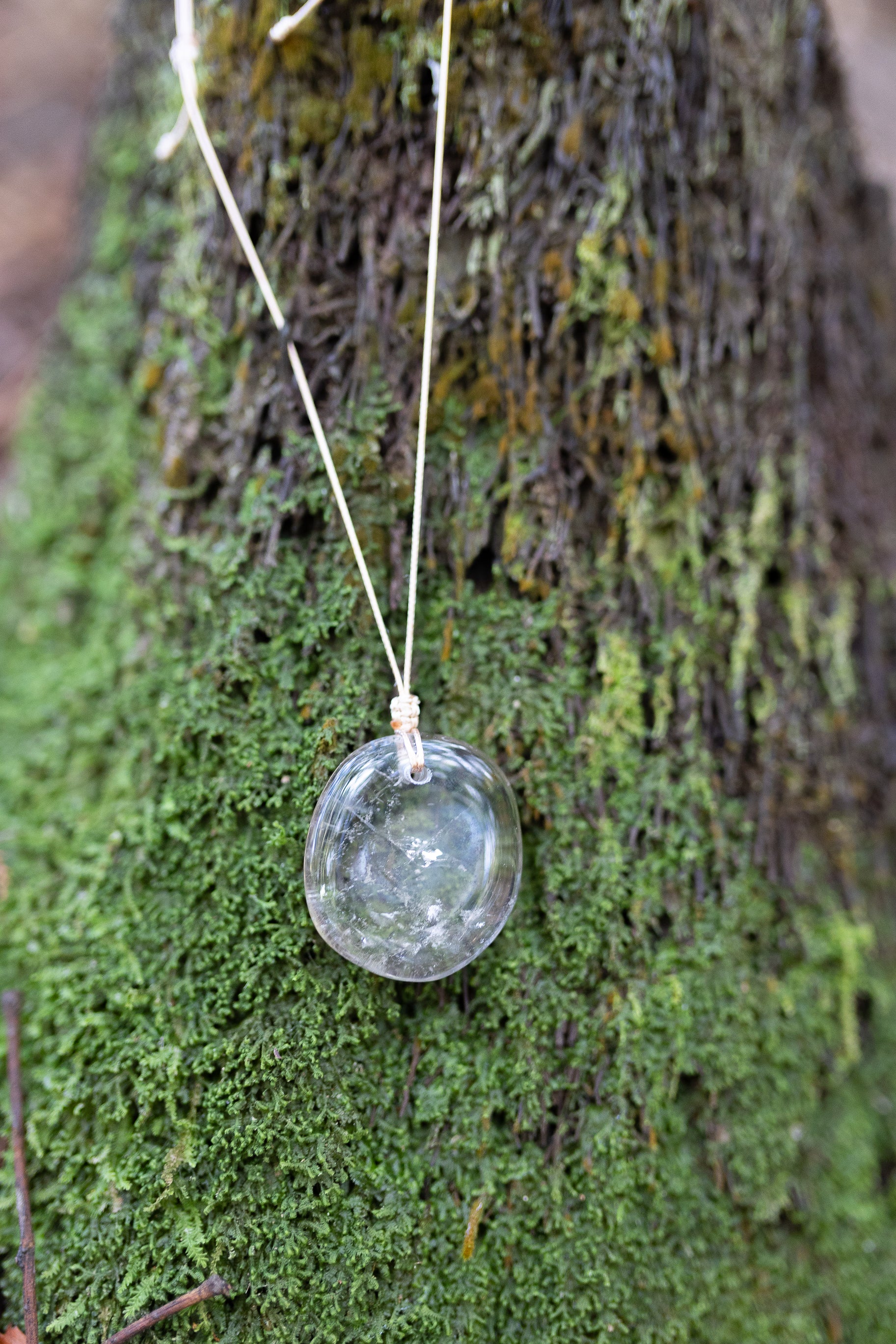 Smoky Quartz Crystal Pendant #4 | Grounding • Protection • Release