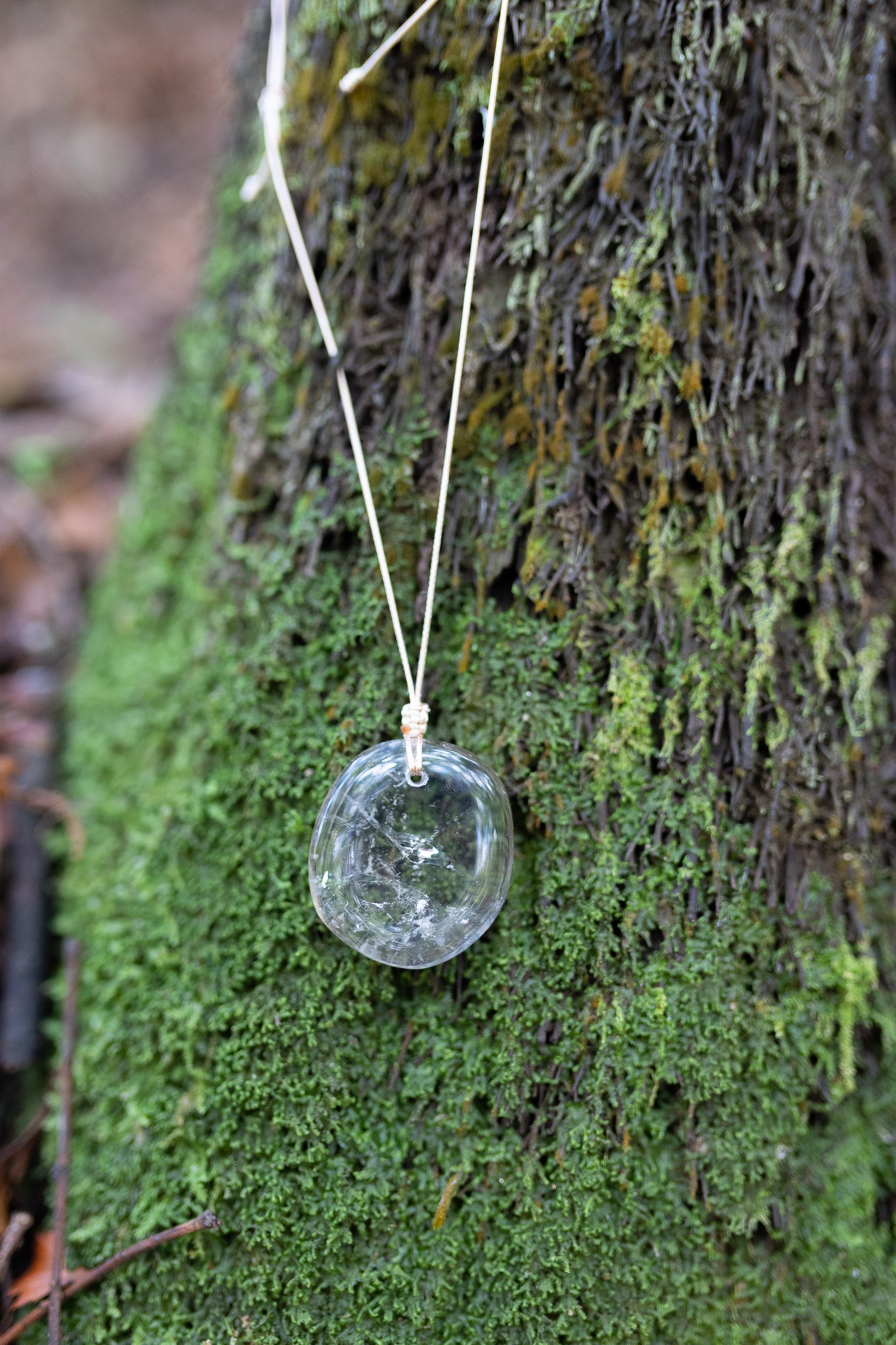 Smoky Quartz Crystal Pendant #4 | Grounding • Protection • Release