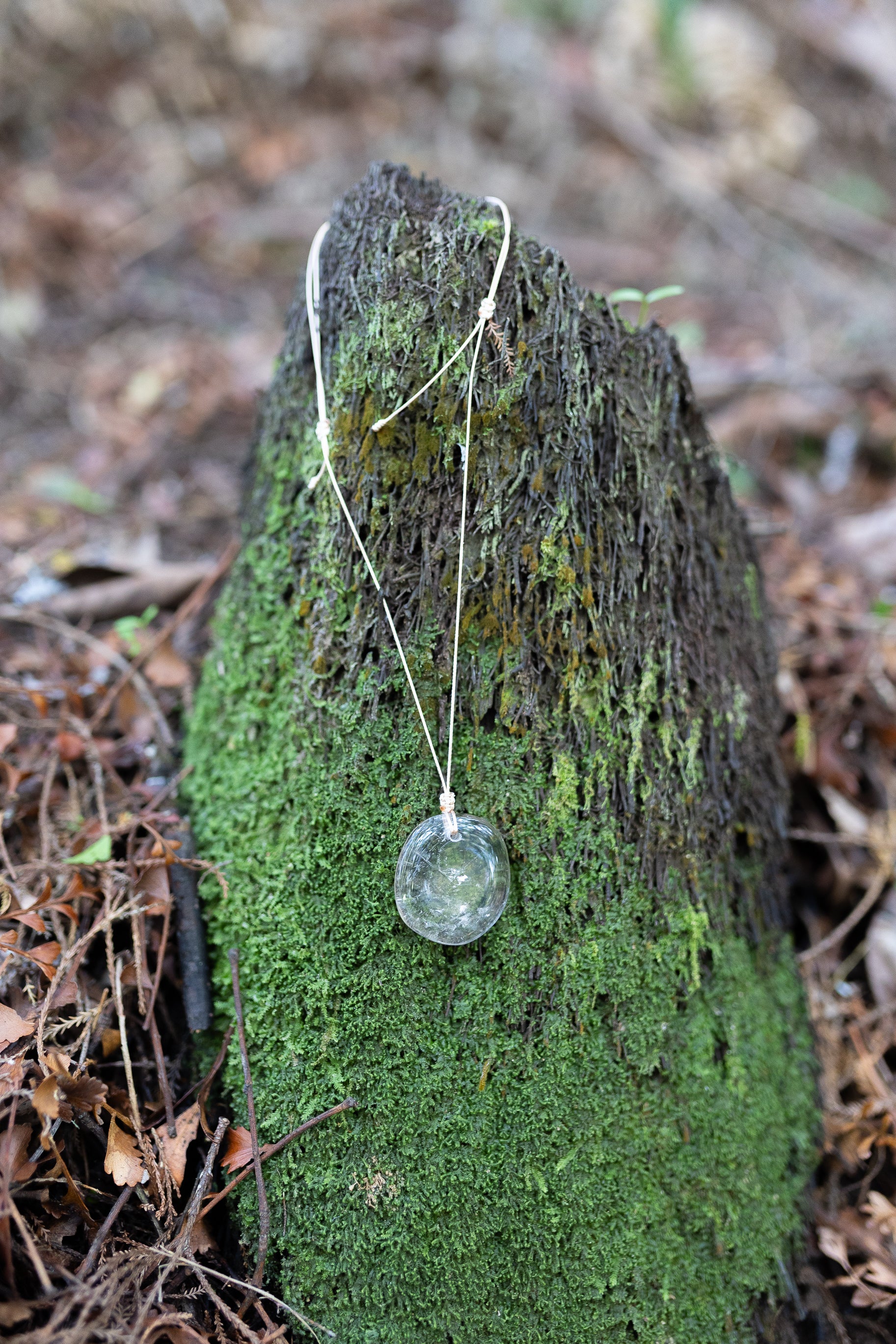 Smoky Quartz Crystal Pendant #4 | Grounding • Protection • Release