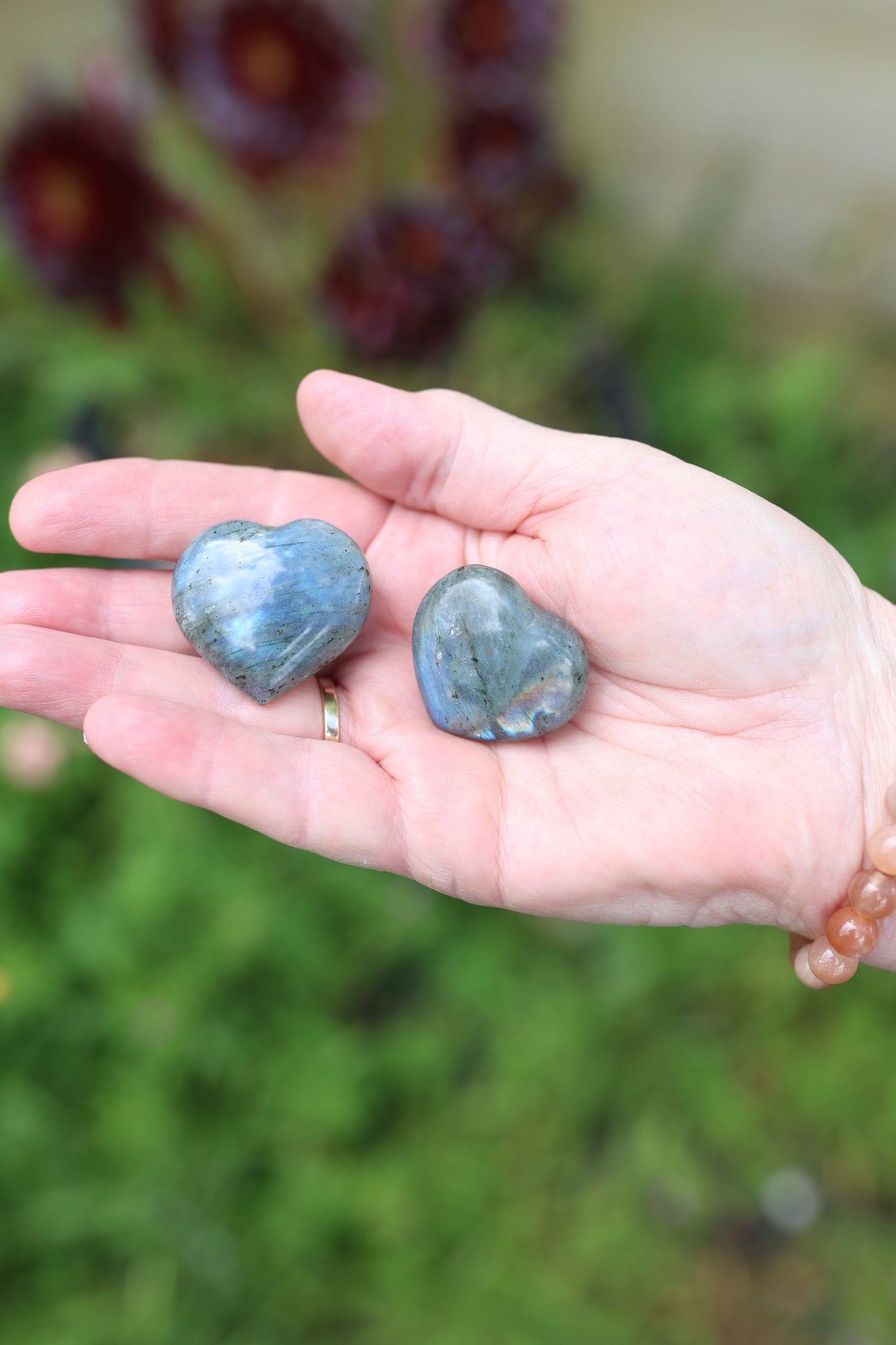 Labradorite Crystal Heart